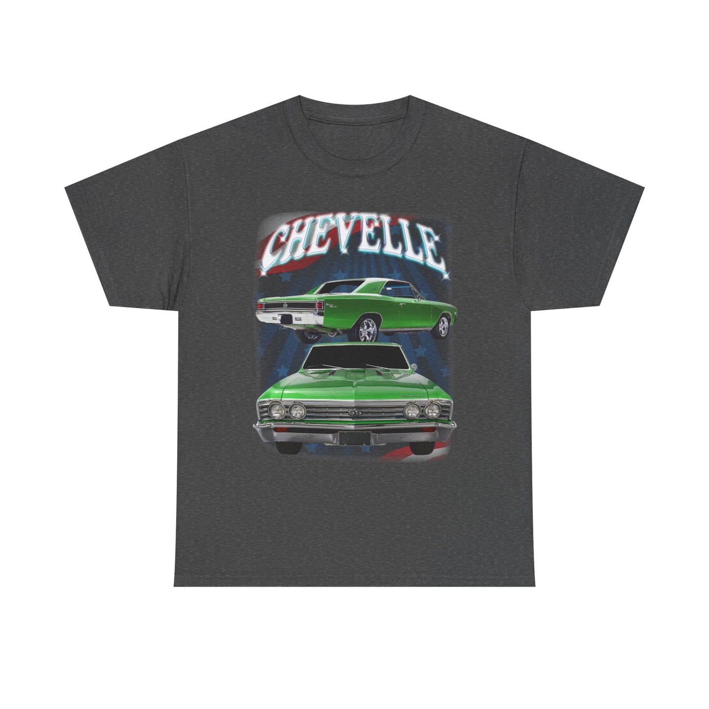 Green 1967 Chevelle Unisex Heavy Cotton Tee T Shirt muscle car Great Gift