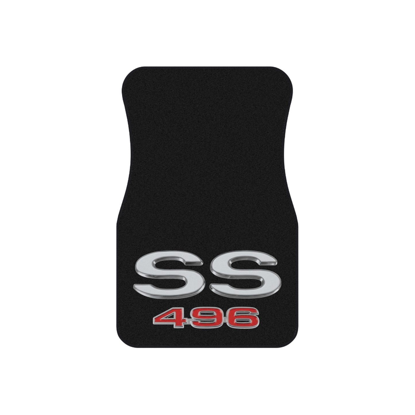 SS 496 Black, Nova, Chevelle Camaro, Set of 4 Car Mats, Muscle Car Gift