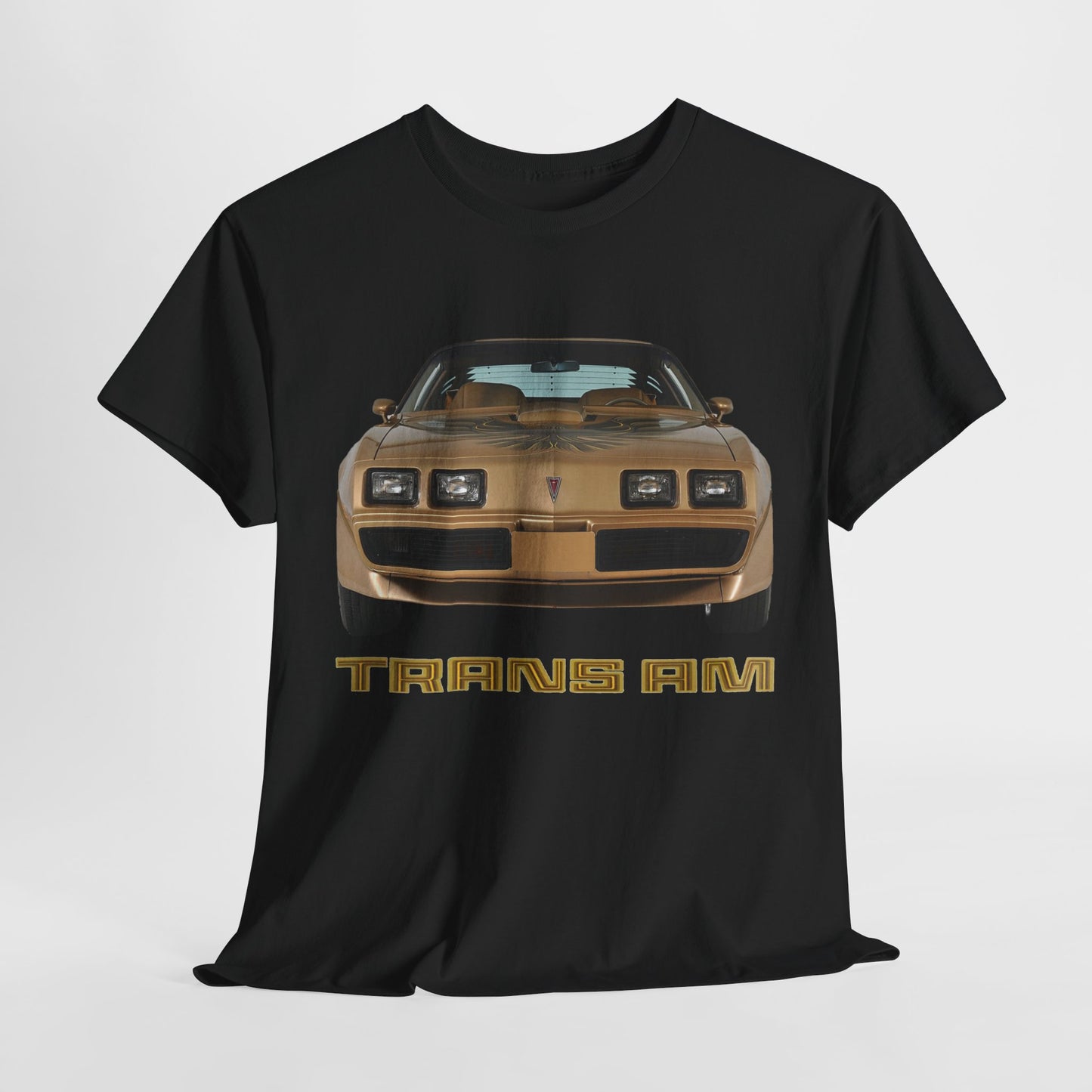 Gold 1979 1980 1981 Firebird Trans Am Gift  Unisex Heavy Cotton Tee T