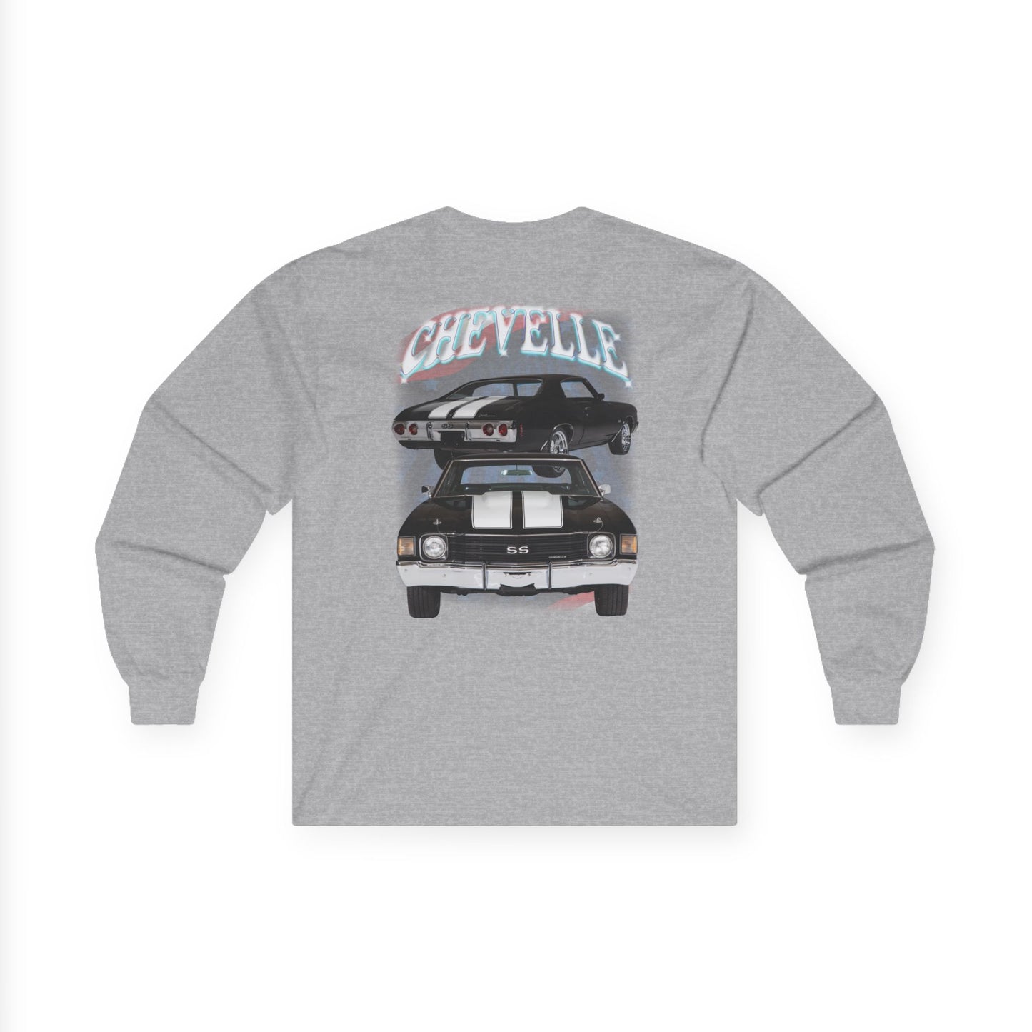 Black 1972 Chevelle Ultra Cotton Long Sleeve Tee T Shirt Great Gift