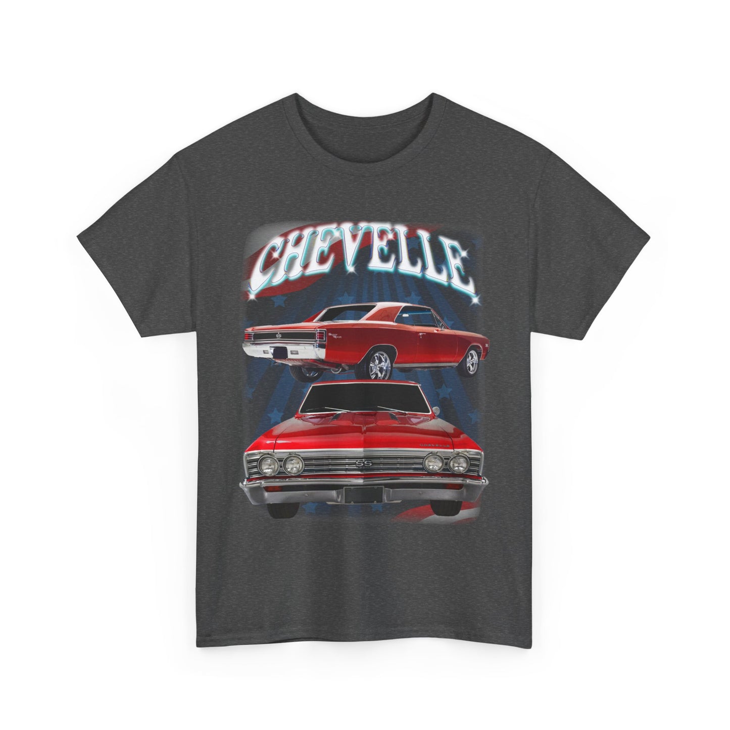 Red 1967 Chevelle Unisex Heavy Cotton Tee T Shirt muscle car Great Gift