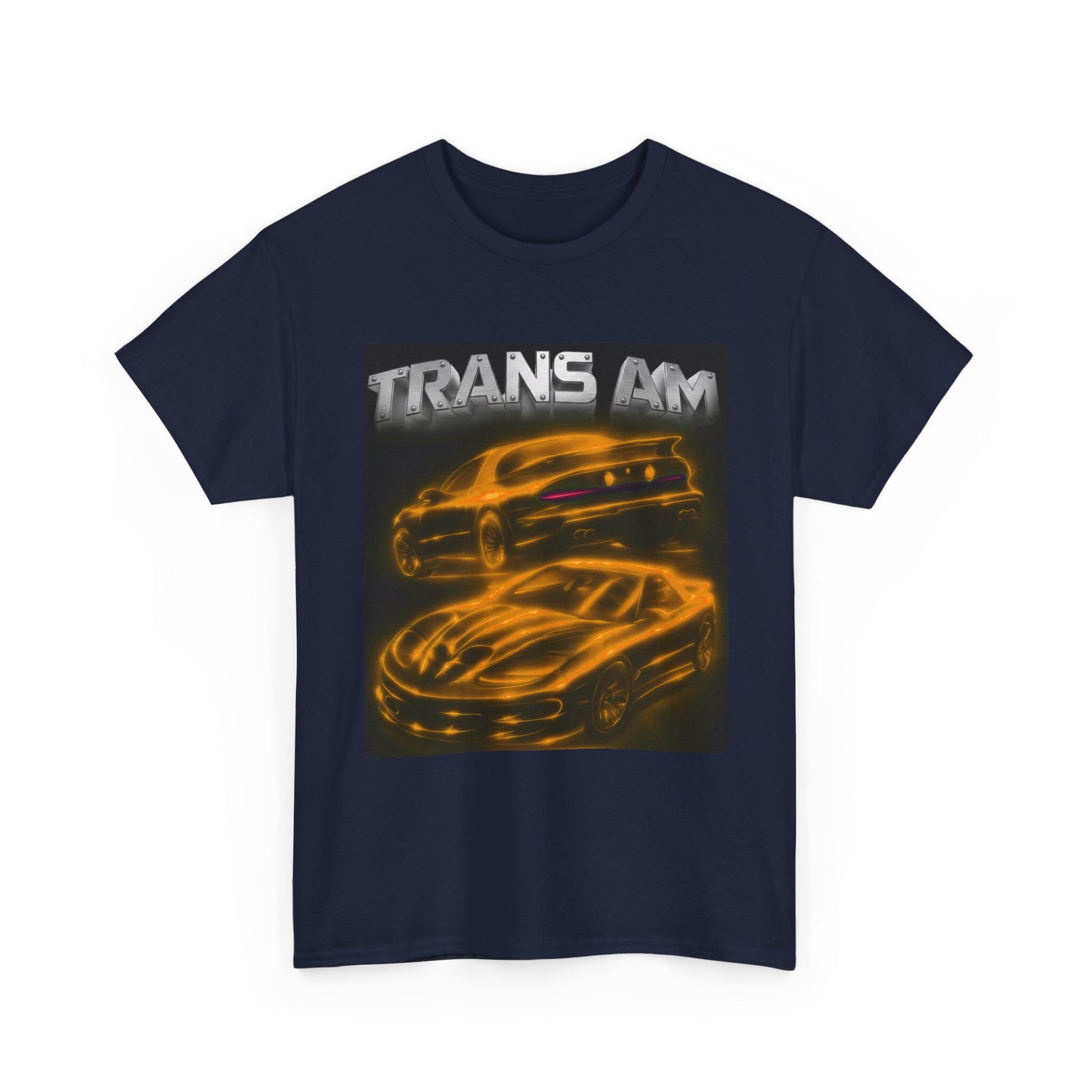 Orange Fourth Gen 4th Trans Am Firebird Heavy Cotton Tee T Shirt car Great Gift