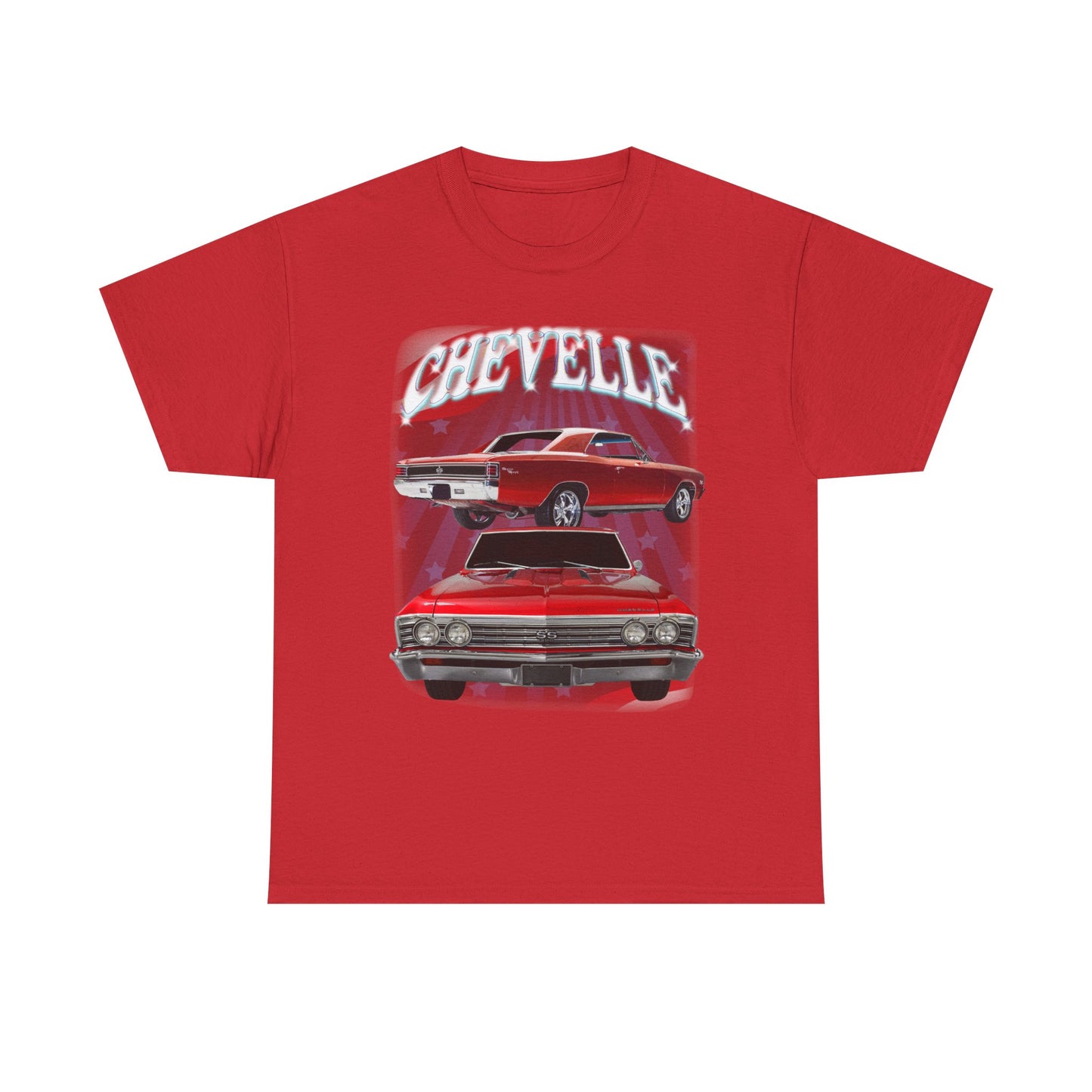Red 1967 Chevelle Unisex Heavy Cotton Tee T Shirt muscle car Great Gift