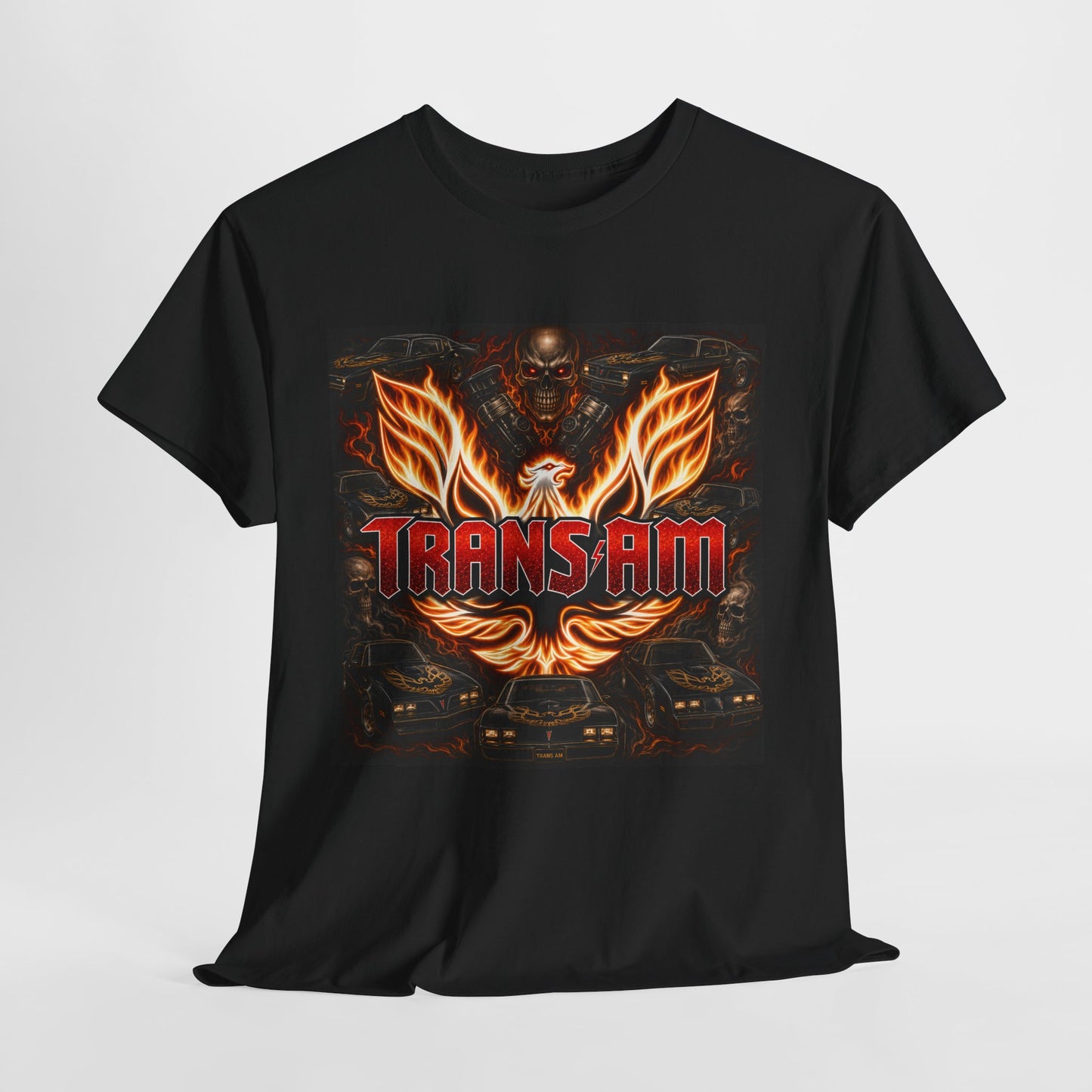 Trans AM Classic Muscle Car Guy Gift, T Shirt Tshirt Skull v3