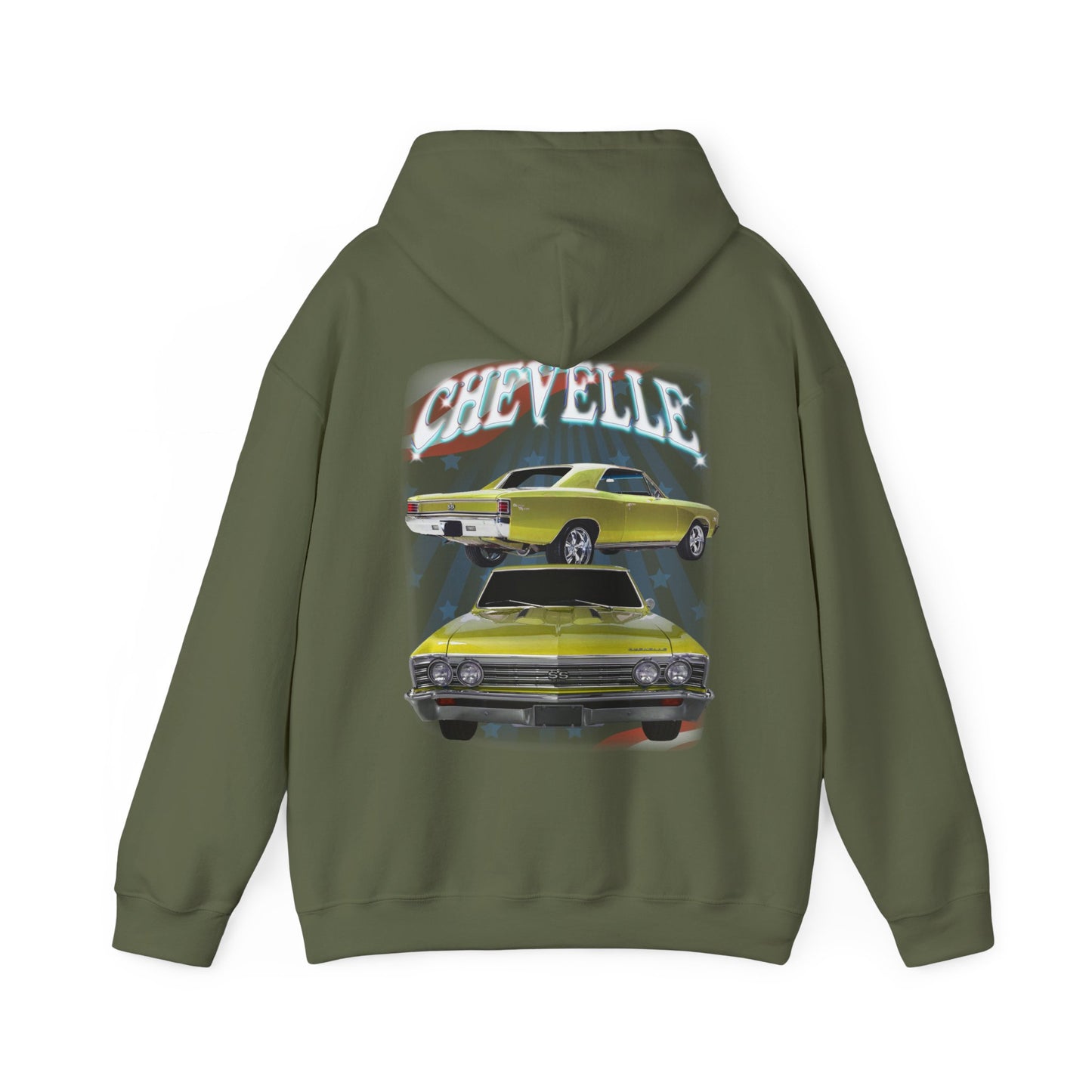 Yellow 1967 Chevelle hoodie Car Guy Gift,nova,corvette,charger,classic,hot Rod