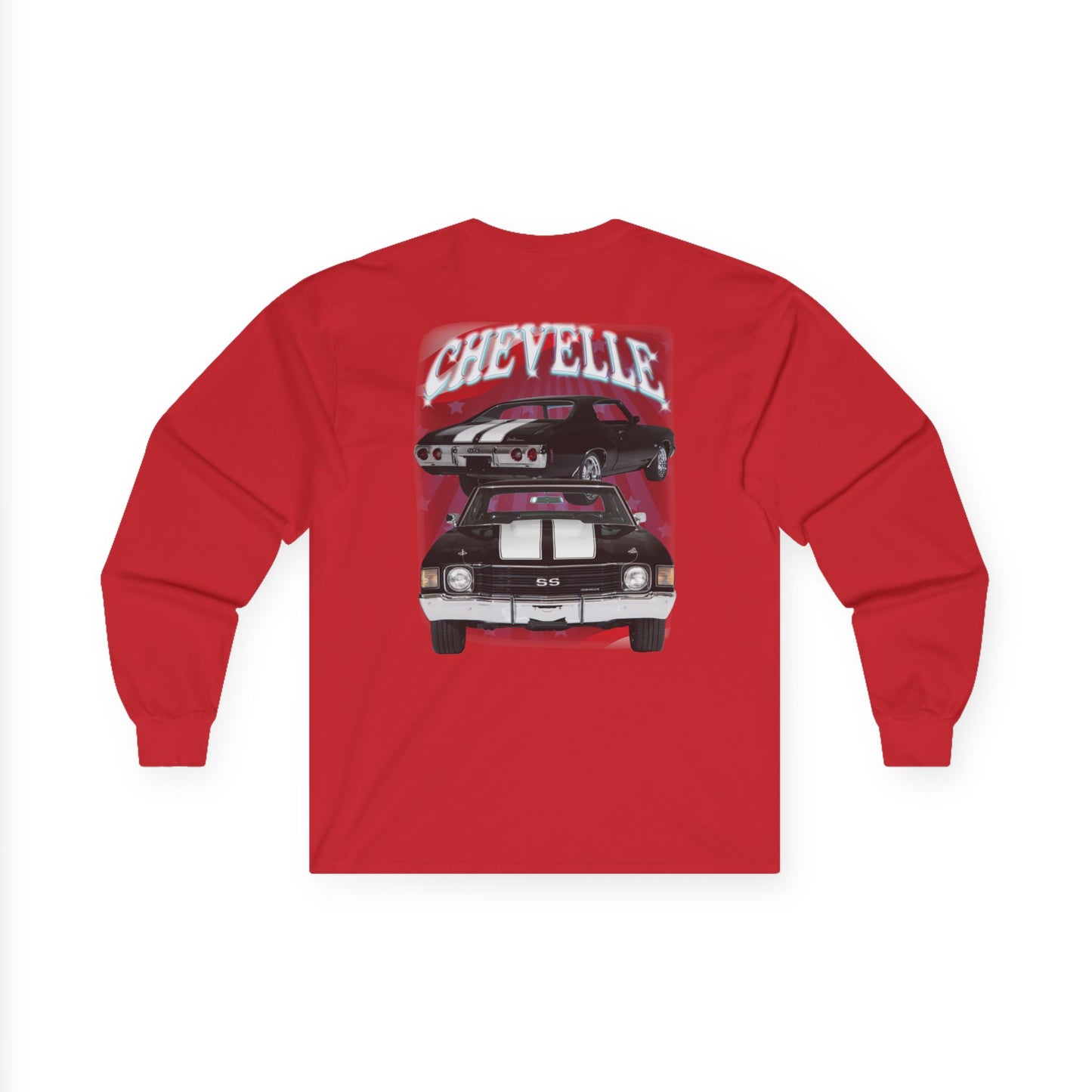 Black 1972 Chevelle Ultra Cotton Long Sleeve Tee T Shirt Great Gift