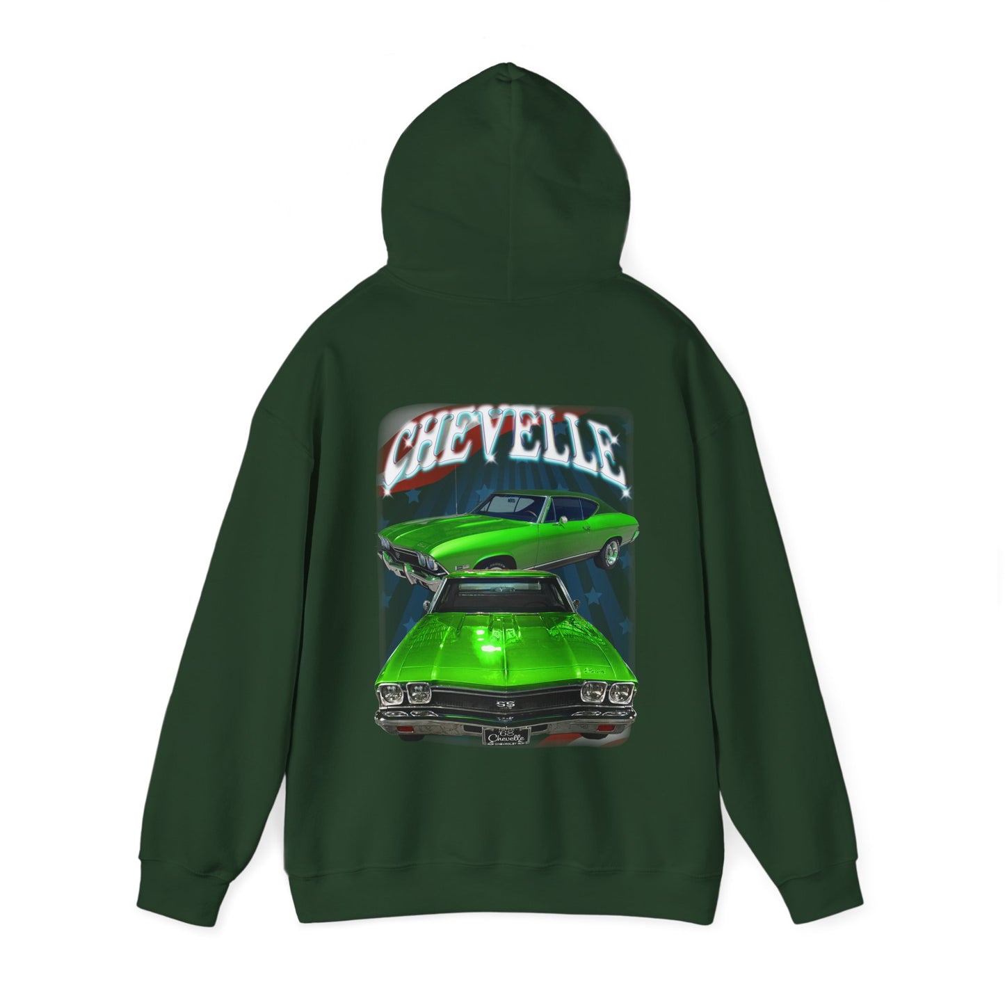 Green 1968 Chevelle hoodie Car Guy Gift,nova,corvette,charger,classic,hot Rod