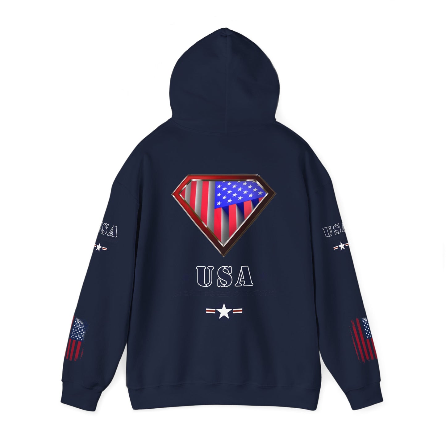 3D USA Super Patriot Unisex Patriotic Pullover Hoodie Gift Man Woman 3.0