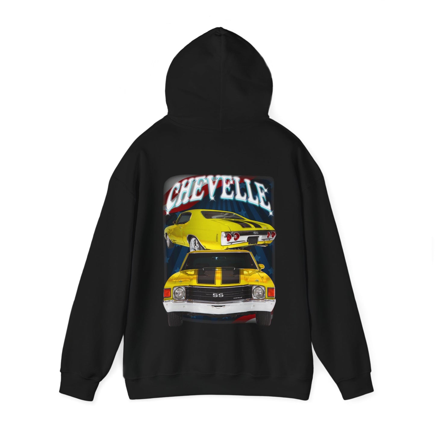 Yellow 1972 Chevelle hoodie Car Guy Gift,nova,corvette,charger,classic,hot Rod