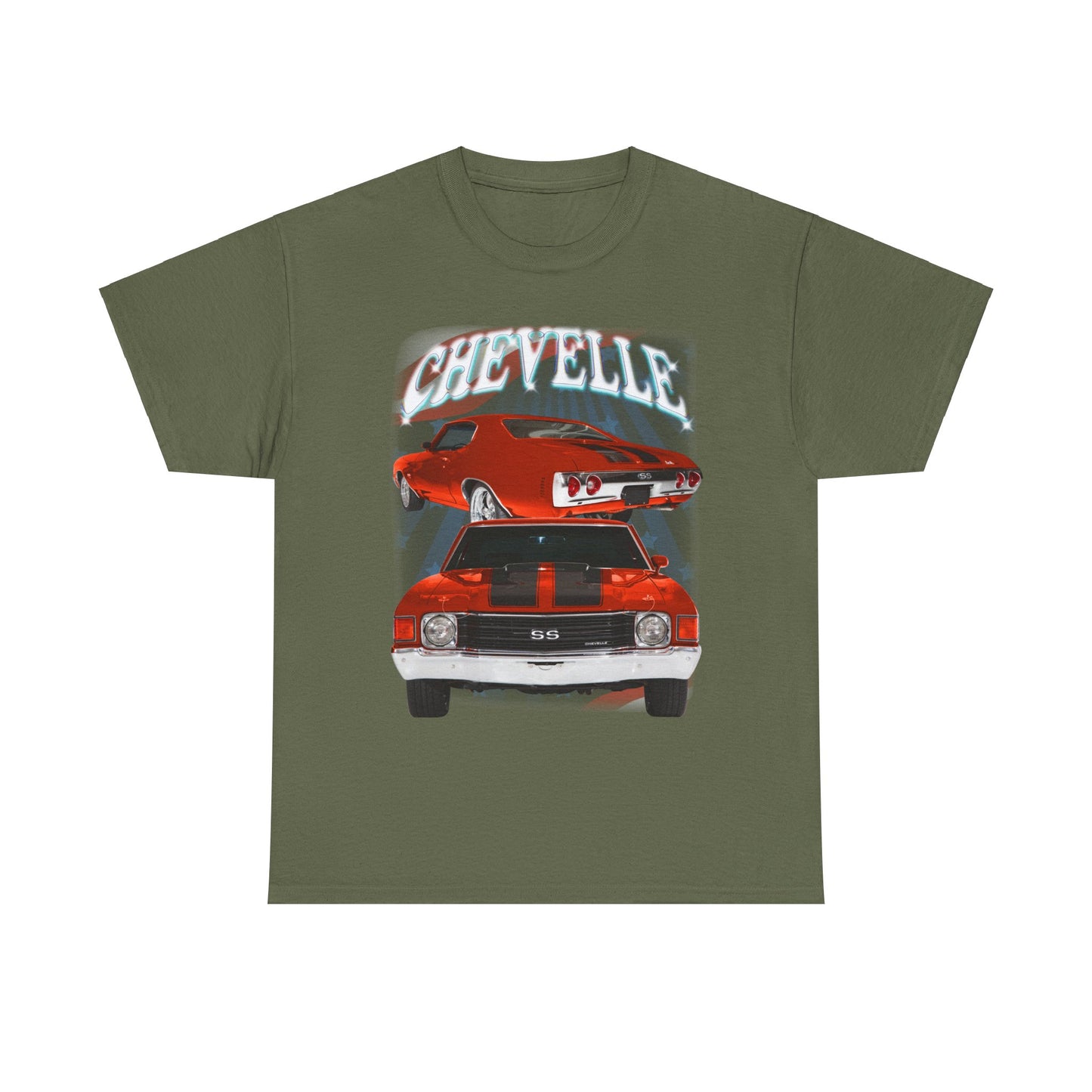 Red 1972 Chevelle Unisex Heavy Cotton Tee T Shirt muscle car Great Gift