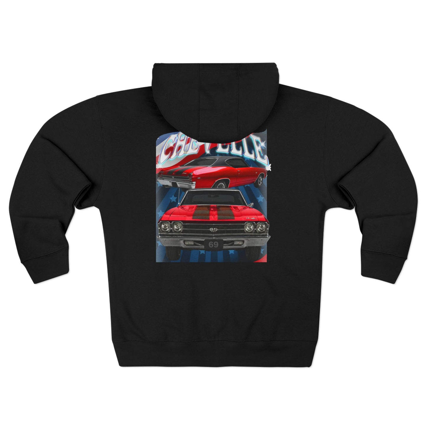 Red 1969,black stripes,Chevelle Heavy Full Zip Hoodie Sweatshirt,gift