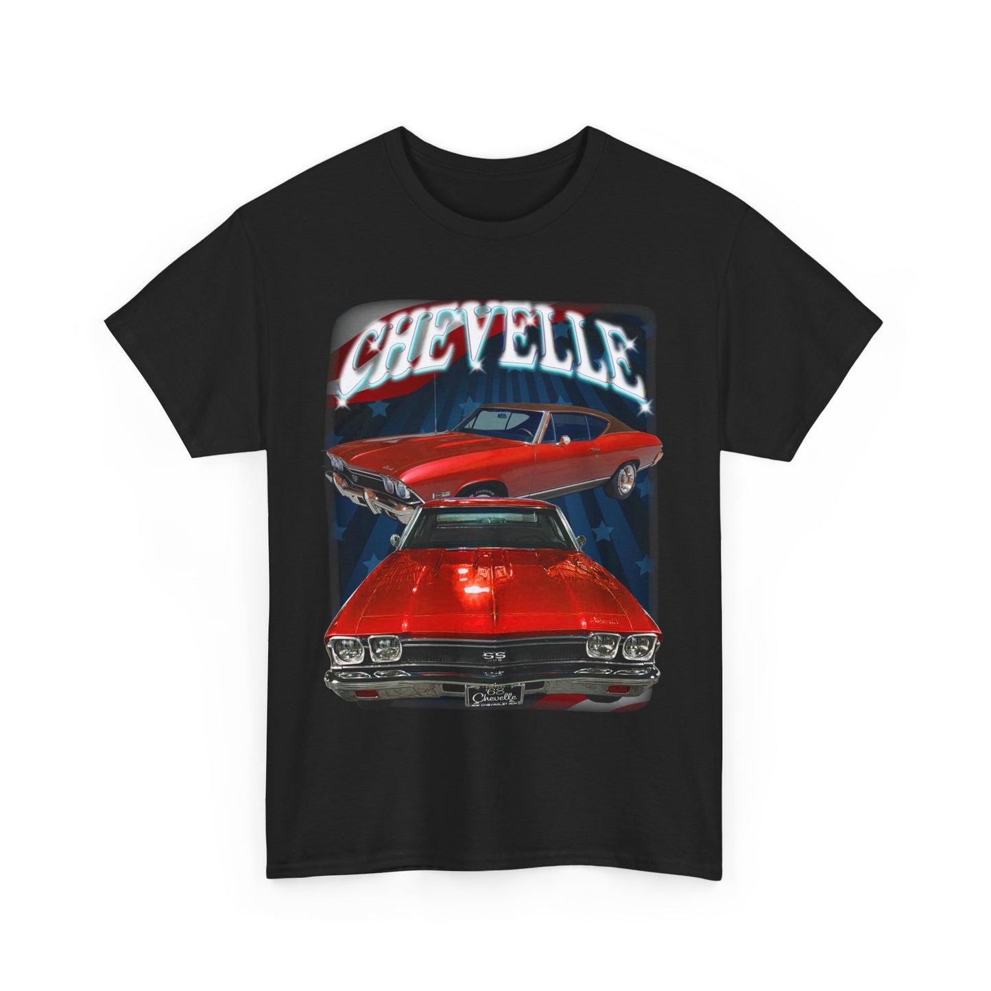 Red 1968 Chevelle Unisex Heavy Cotton Tee T Shirt muscle car Great Gift