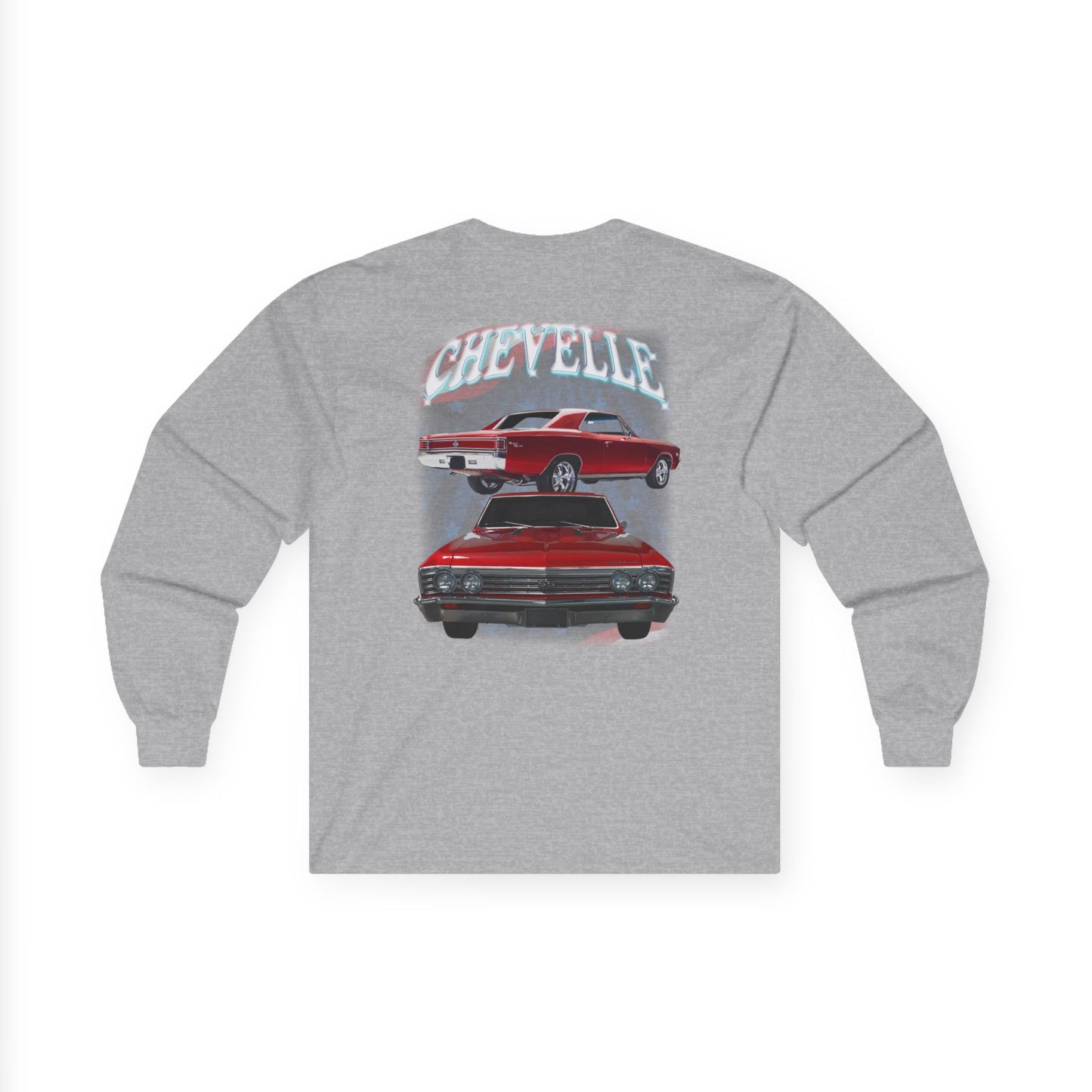 Red 1967 Chevelle Ultra Cotton Long Sleeve Tee T Shirt Great Gift