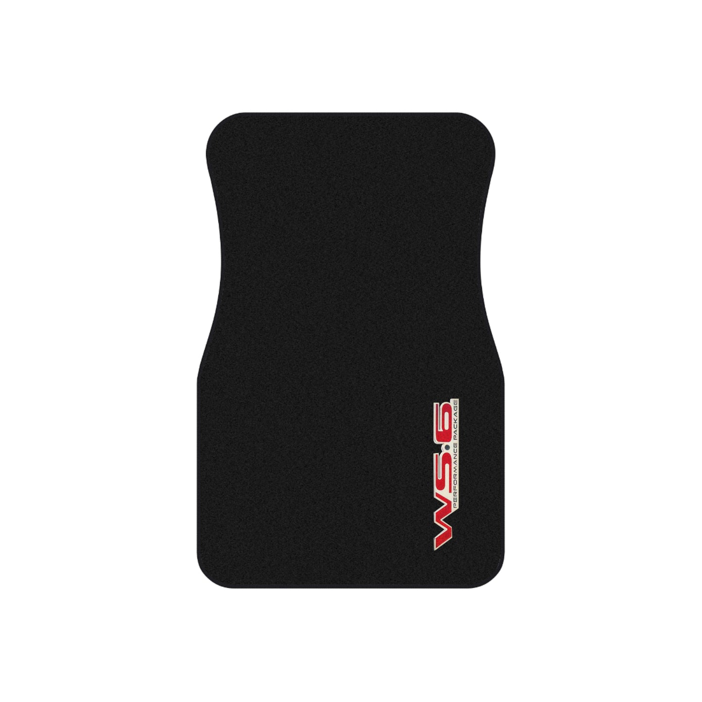 Black WS-6 WS6, Red Logo, Firebird Trans Am, Set of 4 Car Mats,Gift V2