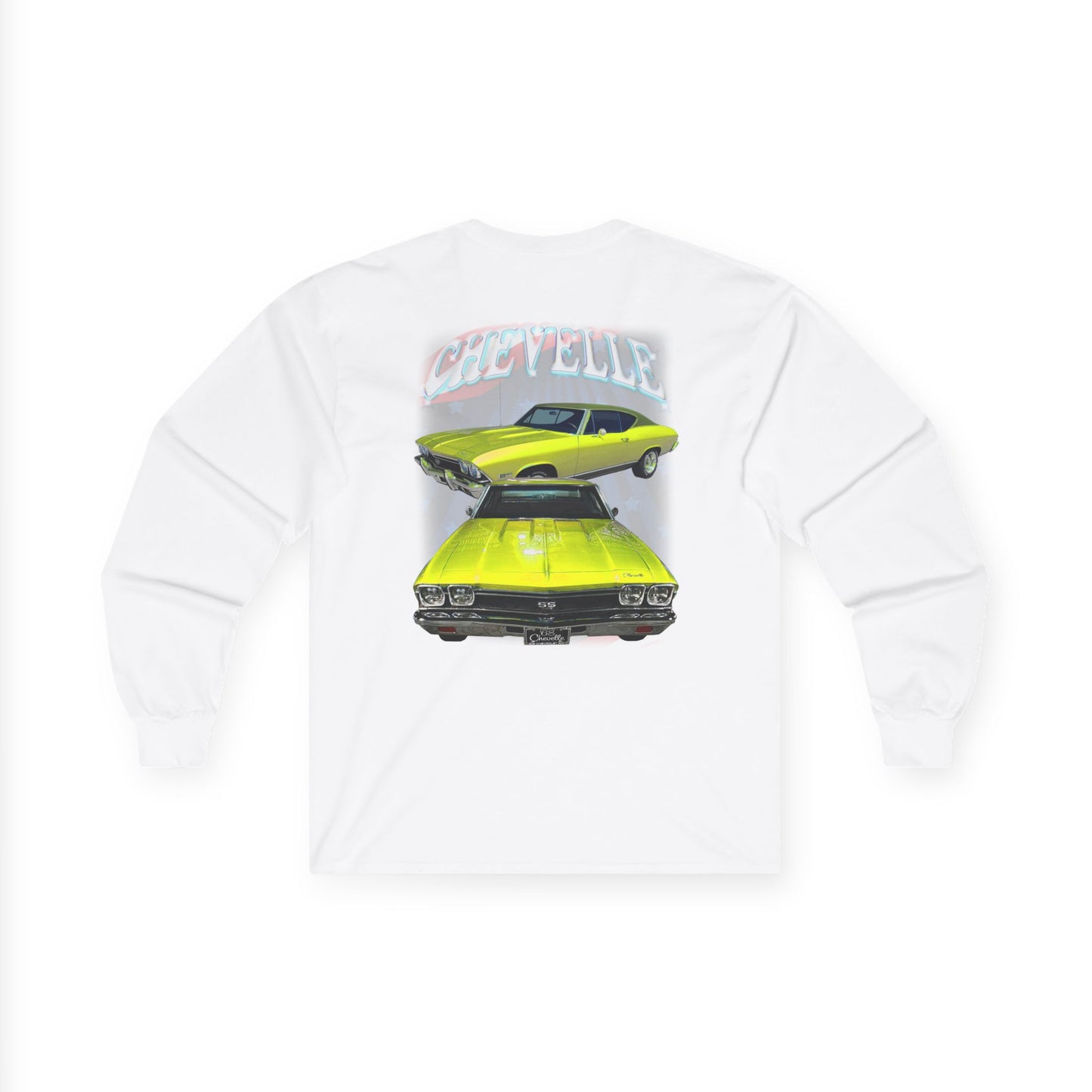 Yellow 1968 Chevelle  Ultra Cotton Long Sleeve Tee T Shirt Great Gift