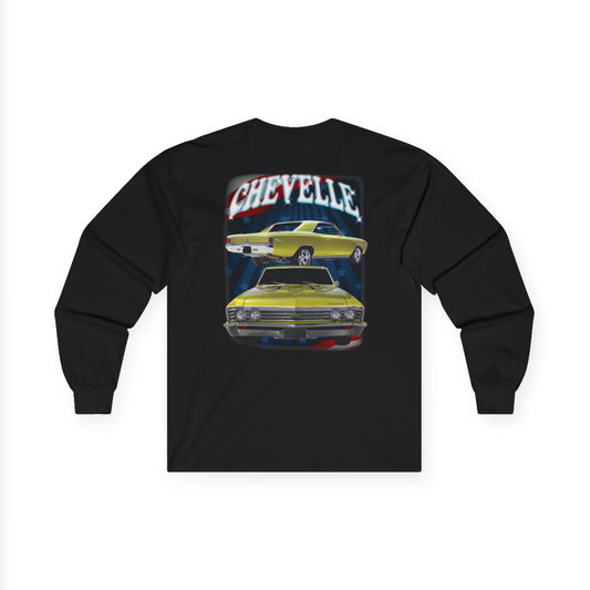 Yellow 1967 Chevelle Ultra Cotton Long Sleeve Tee T Shirt Great Gift