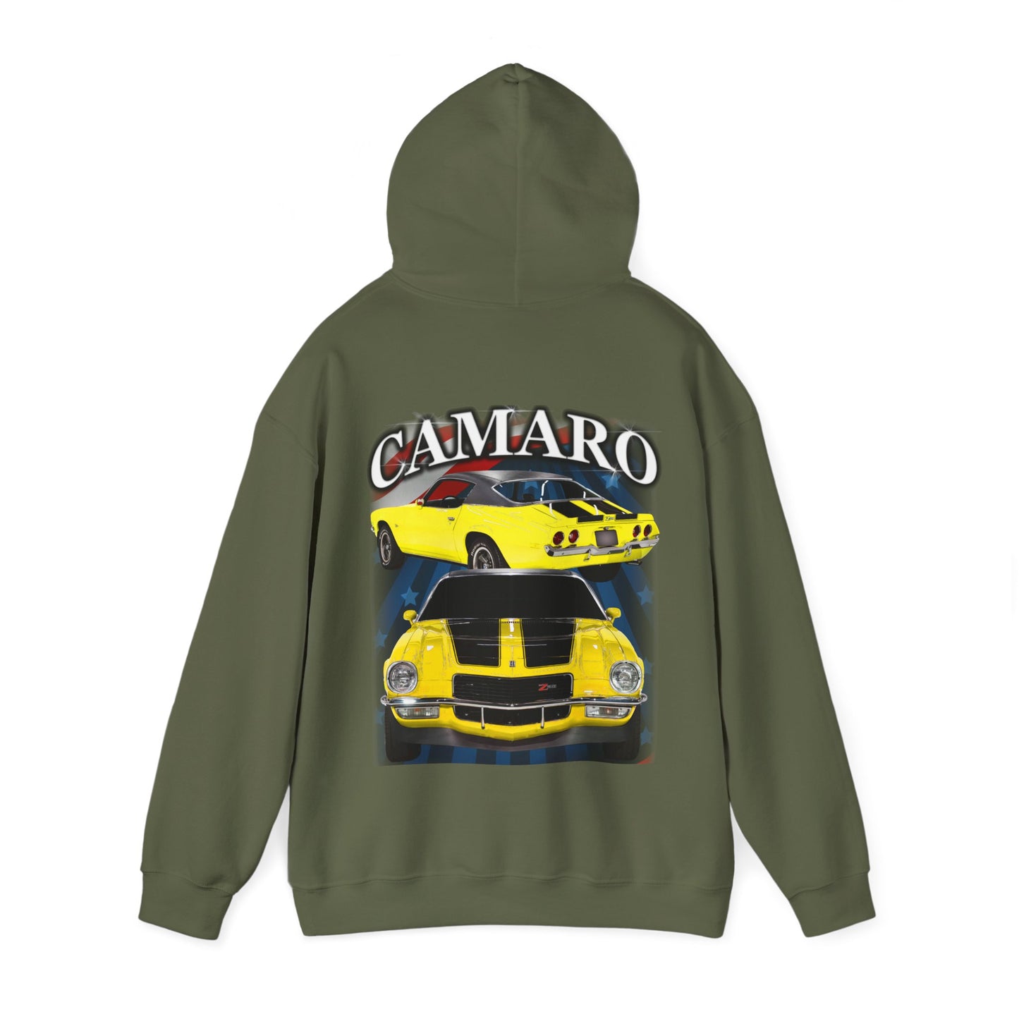 Yellow 1970 Camaro hoodie Car Guy Gift,nova,corvette,charger,classic,hot Rod
