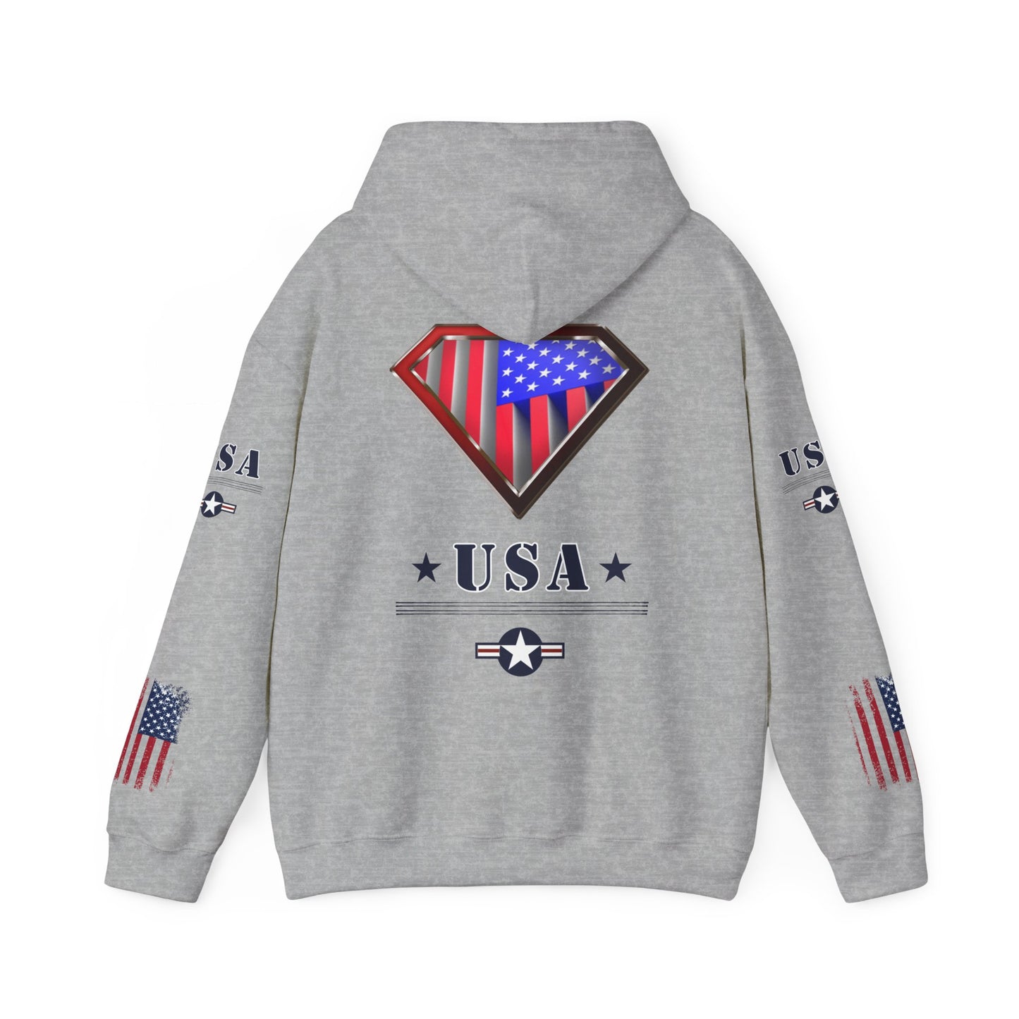 3D USA Super Patriot Unisex Patriotic Pullover Hoodie Gift Man Woman 3.0