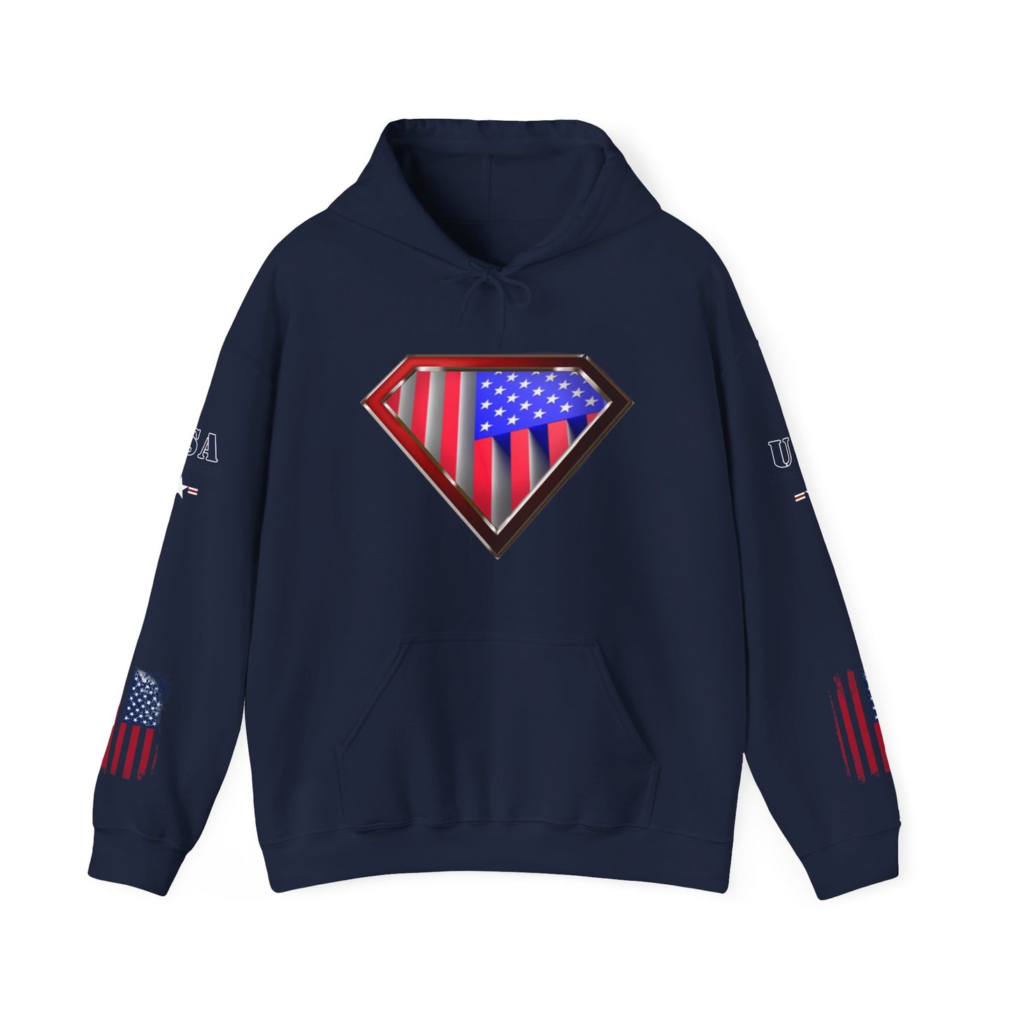 3D USA Super Patriot Unisex Patriotic Pullover Hoodie Gift Man Woman 3.0