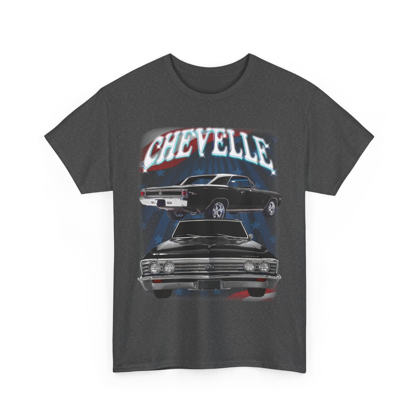 Black 1967 Chevelle Unisex Heavy Cotton Tee T Shirt muscle car Great Gift