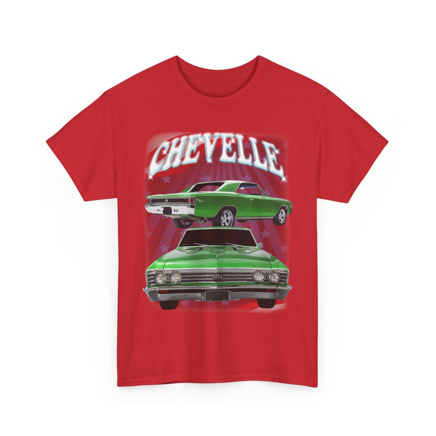 Green 1967 Chevelle Unisex Heavy Cotton Tee T Shirt muscle car Great Gift