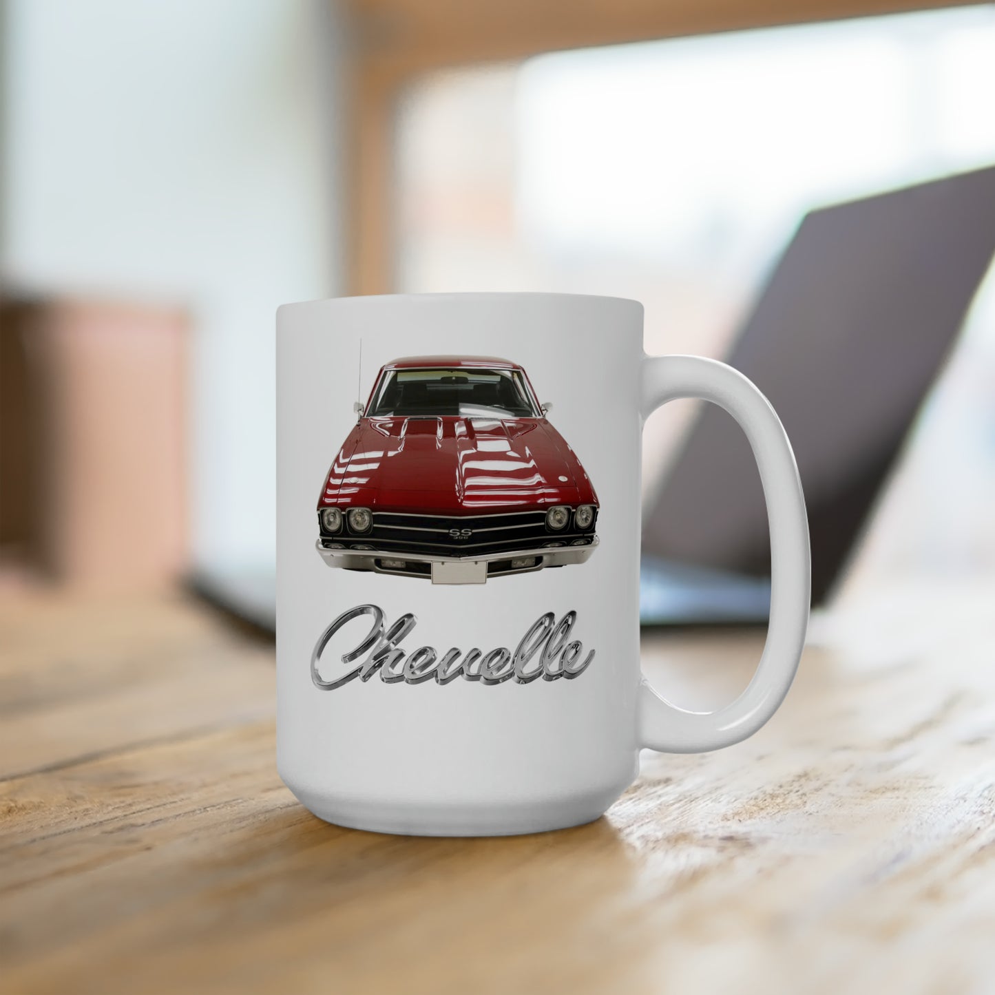 Red 1969 Chevelle White Ceramic Mug 15oz