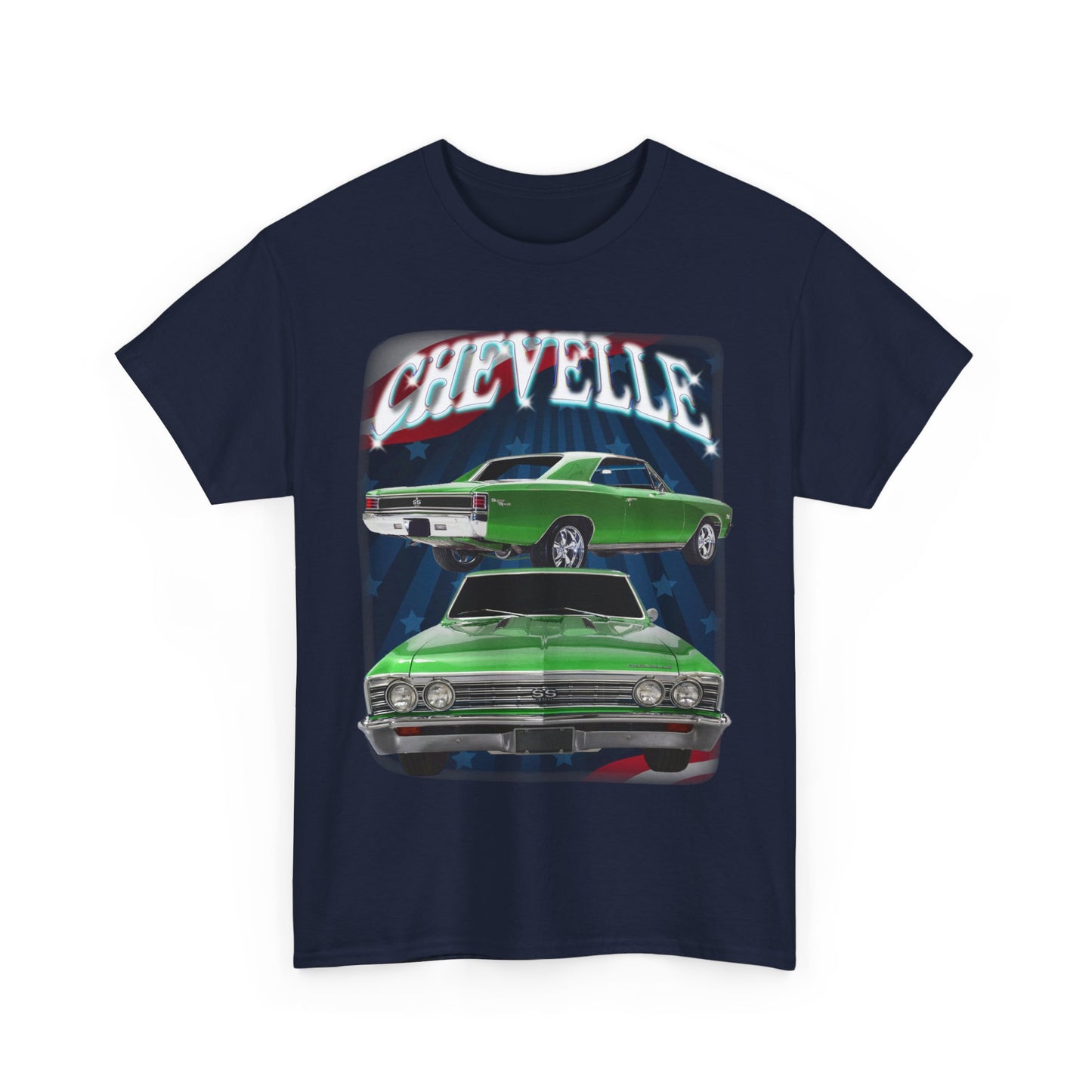 Green 1967 Chevelle Unisex Heavy Cotton Tee T Shirt muscle car Great Gift
