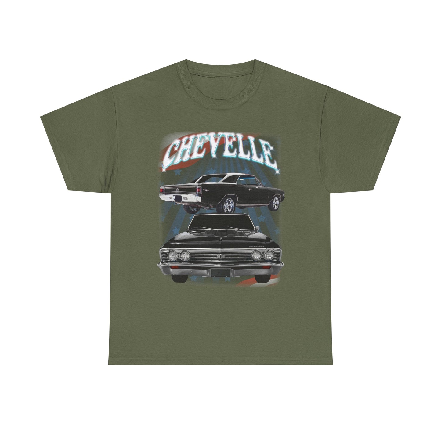 Black 1967 Chevelle Unisex Heavy Cotton Tee T Shirt muscle car Great Gift