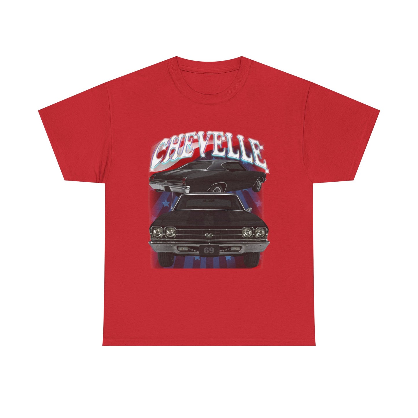 Black 1969,black stripes,Chevelle Heavy Cotton Tee T Shirt,Gift