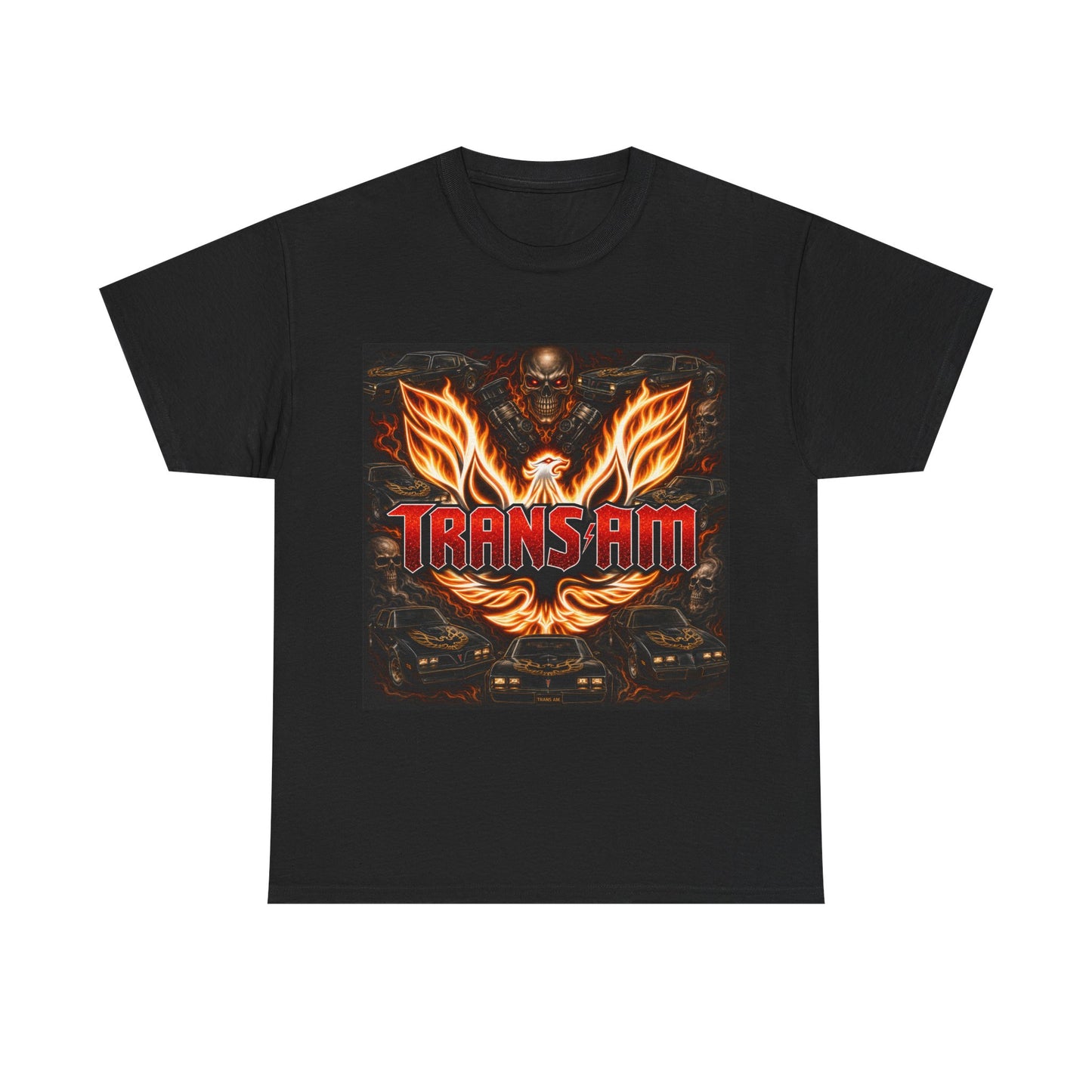 Trans AM Classic Muscle Car Guy Gift, T Shirt Tshirt Skull v3