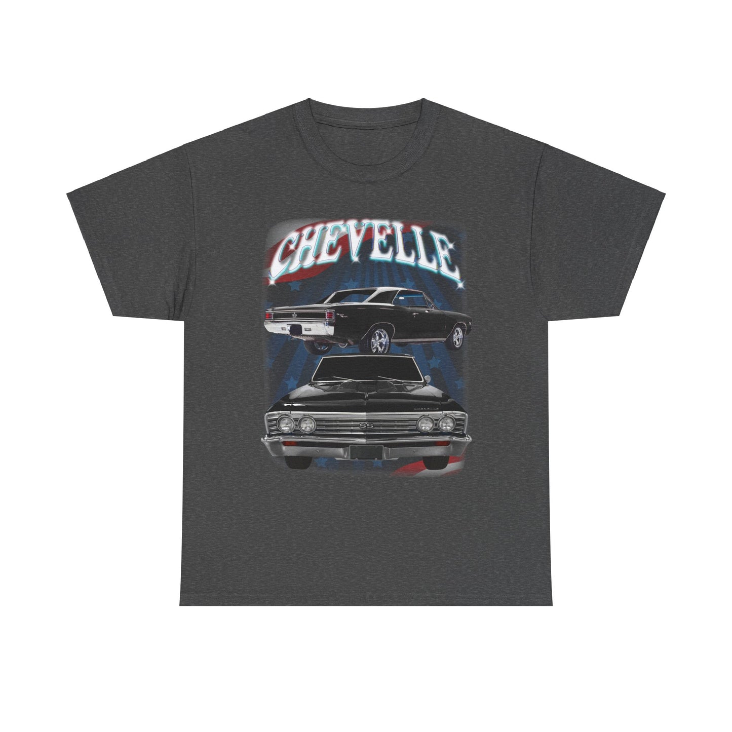 Black 1967 Chevelle Unisex Heavy Cotton Tee T Shirt muscle car Great Gift
