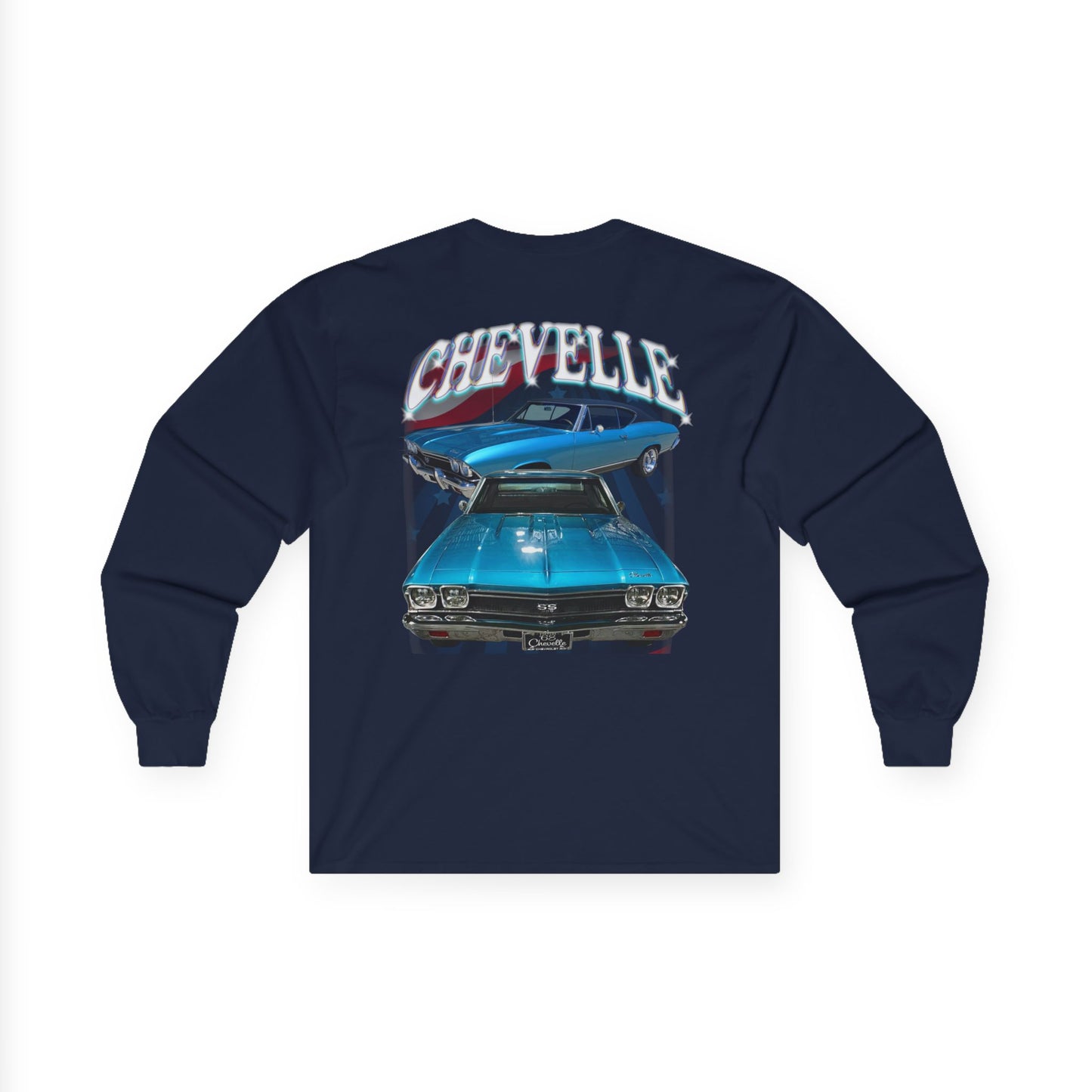 Turquoise Blue 1968 Chevelle Ultra Cotton Long Sleeve Tee T Shirt Great Gift