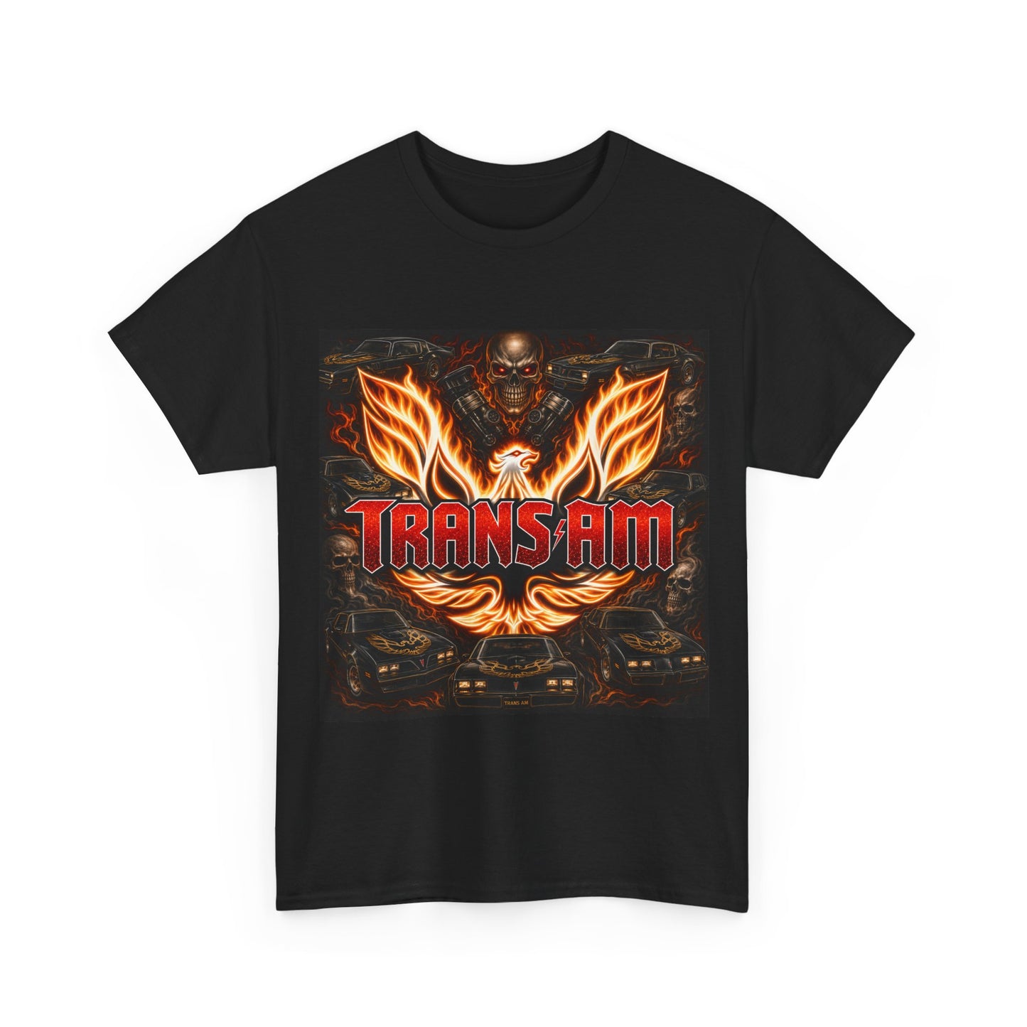 Trans AM Classic Muscle Car Guy Gift, T Shirt Tshirt Skull v3