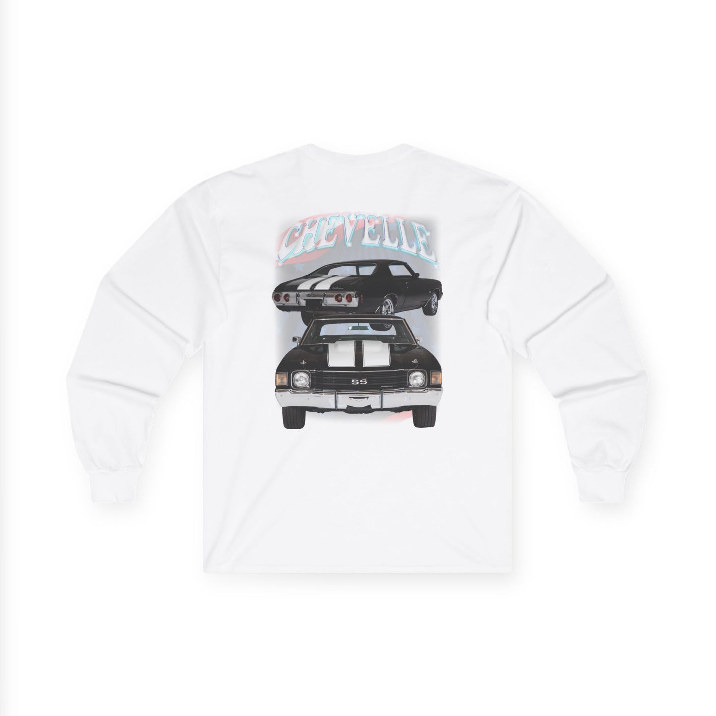 Black 1972 Chevelle Ultra Cotton Long Sleeve Tee T Shirt Great Gift
