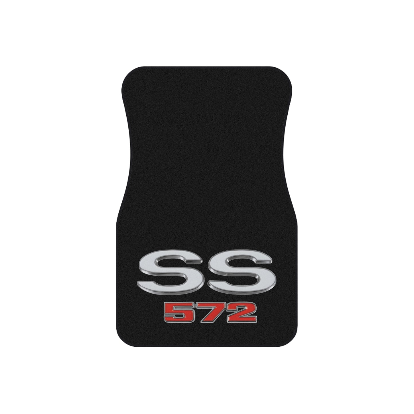 SS 572 Black, Nova, Chevelle, Camaro, Set of 4 Car Mats, Muscle Car Gift