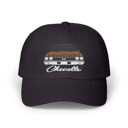 Brown 1968 Chevelle Hat,CAP, Classic Car Gift EMBROIDERY EMBROIDERED