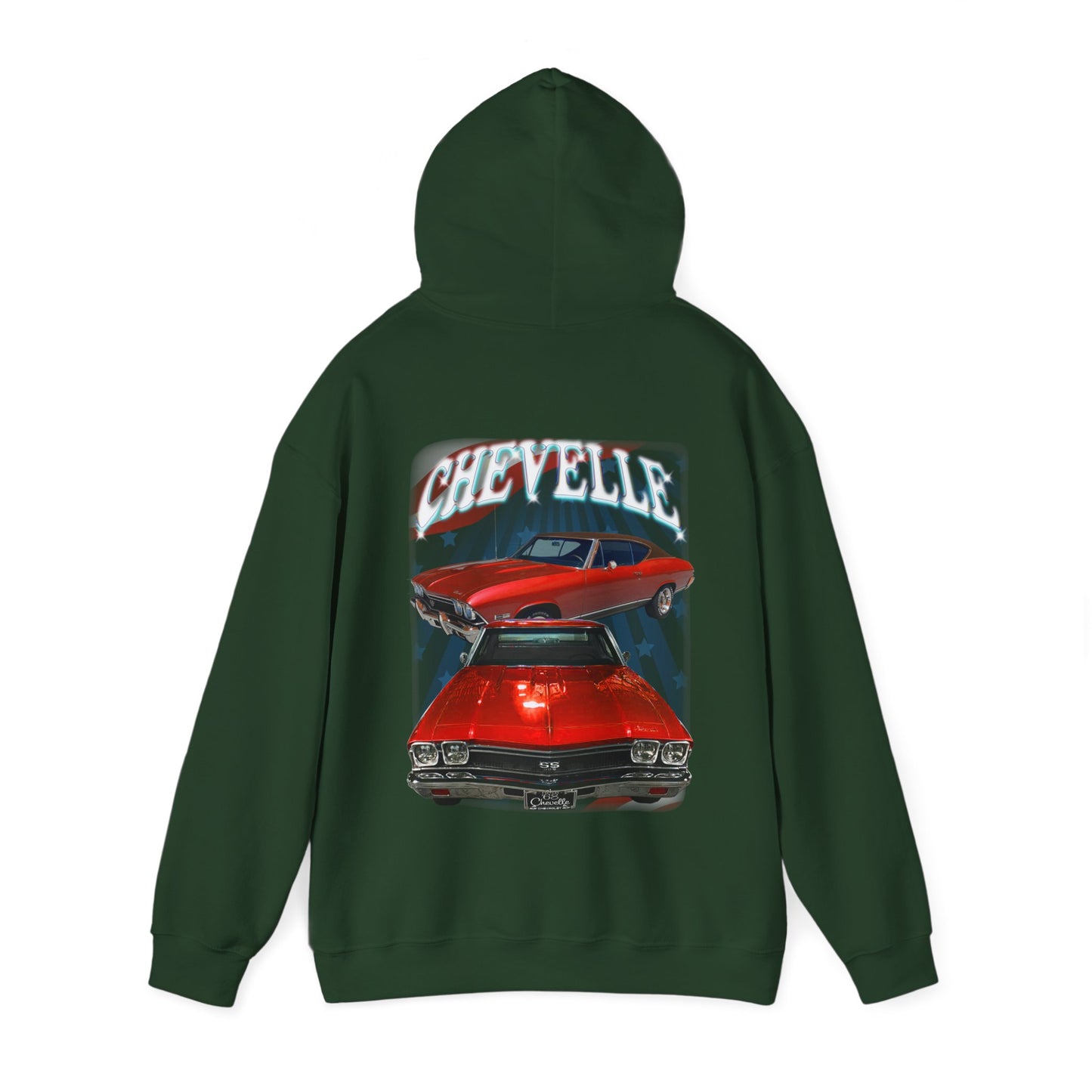 Red 1968 Chevelle hoodie Car Guy Gift,nova,corvette,charger,classic,hot Rod