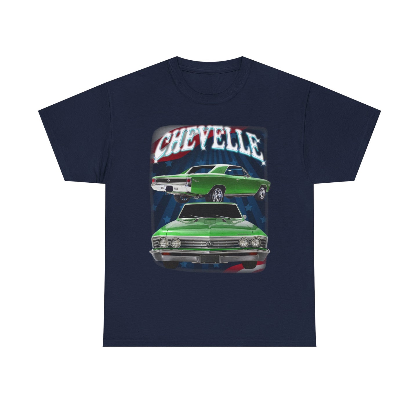 Green 1967 Chevelle Unisex Heavy Cotton Tee T Shirt muscle car Great Gift