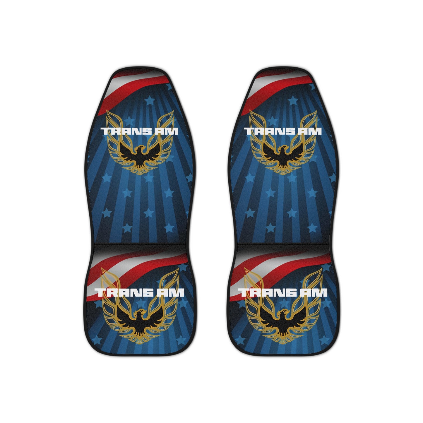 Patriotic USA Firebird Trans Am Classic Gift,Camaro,hot rod SEAT Covers Beige