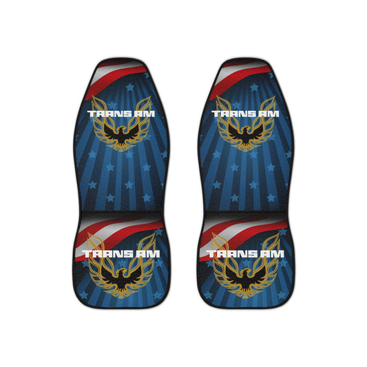 Patriotic USA Firebird Trans Am Classic Gift,Camaro,hot rod SEAT Covers Beige