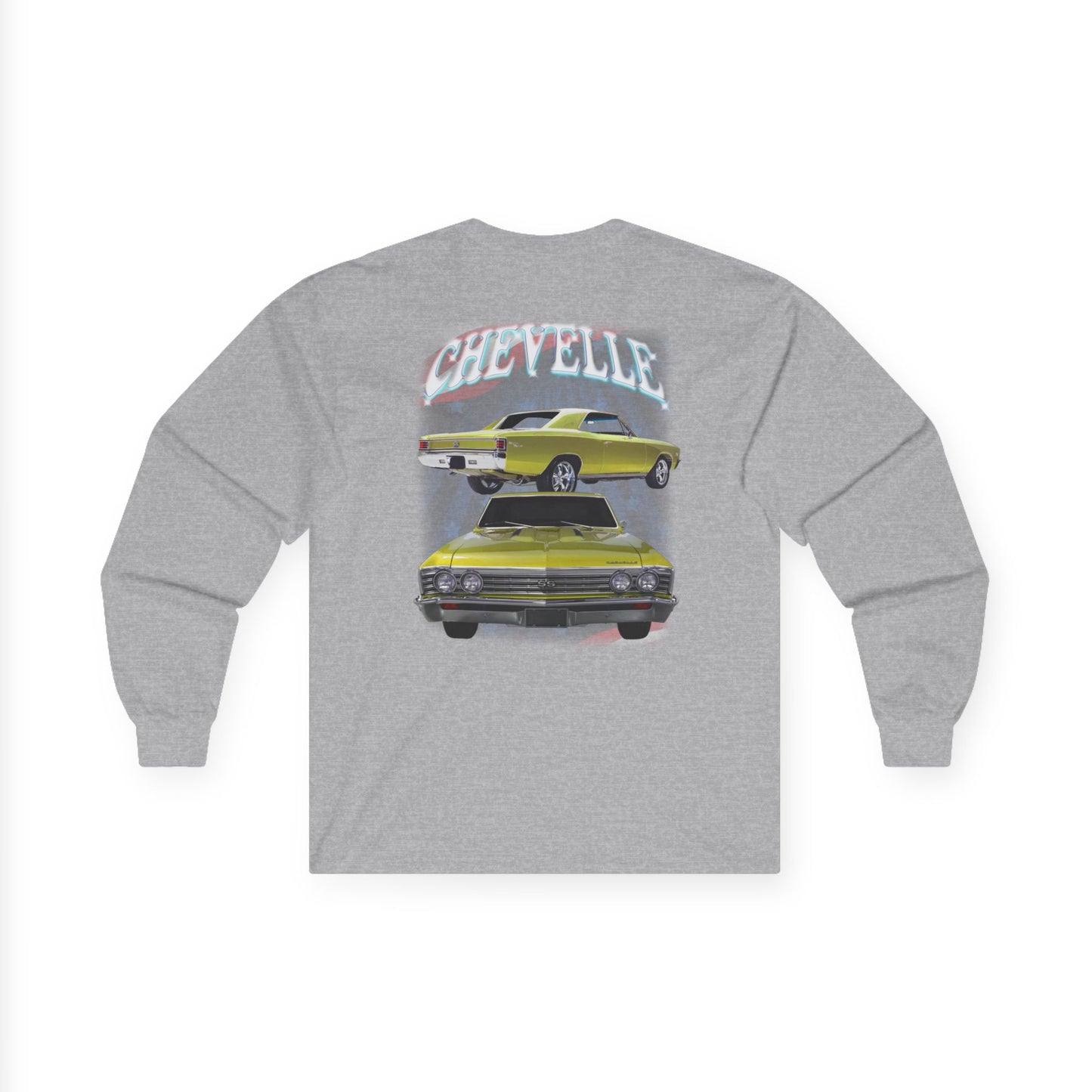 Yellow 1967 Chevelle Ultra Cotton Long Sleeve Tee T Shirt Great Gift