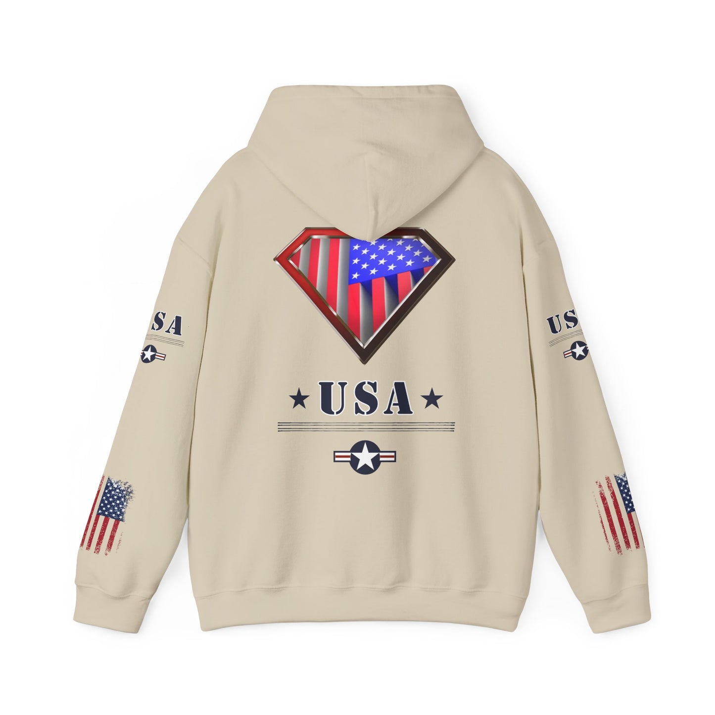 3D USA Super Patriot Unisex Patriotic Pullover Hoodie Gift Man Woman 3.0