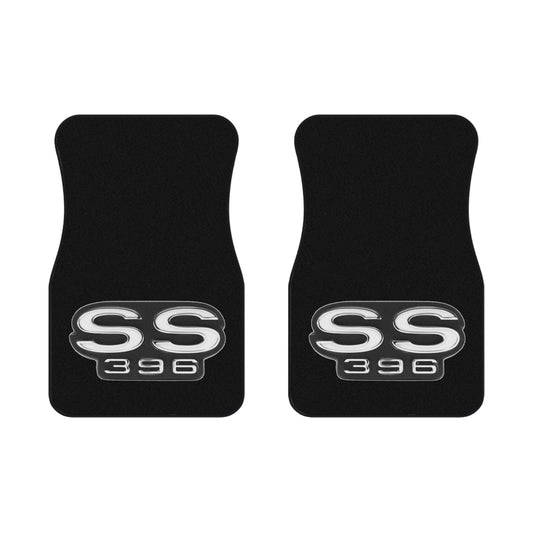 Dark Grey, WS-6 WS6, SS396 SS 396, Set of 2 Mats,Muscle Car,Gift,Chevelle,camaro