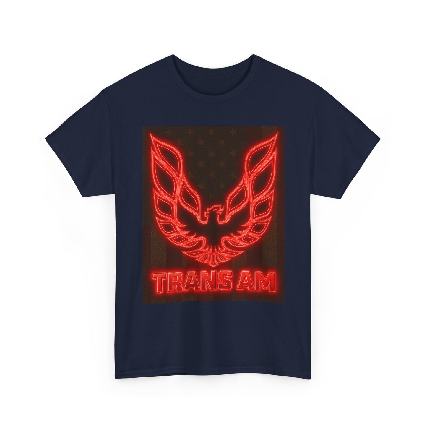 Trans Am Firebird Heavy Cotton Tee T Shirt muscle car Great Gift Red