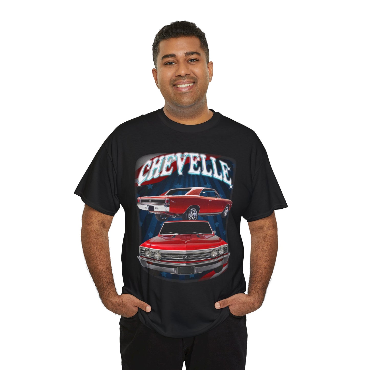 Red 1967 Chevelle Unisex Heavy Cotton Tee T Shirt muscle car Great Gift