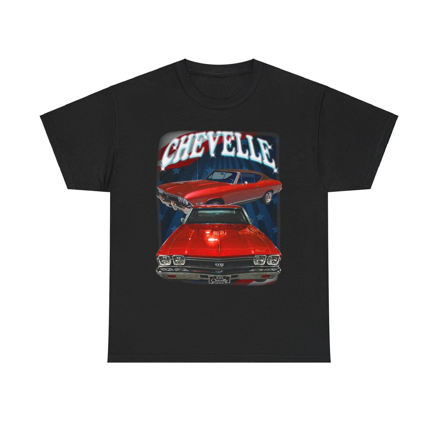 Red 1968 Chevelle Unisex Heavy Cotton Tee T Shirt muscle car Great Gift