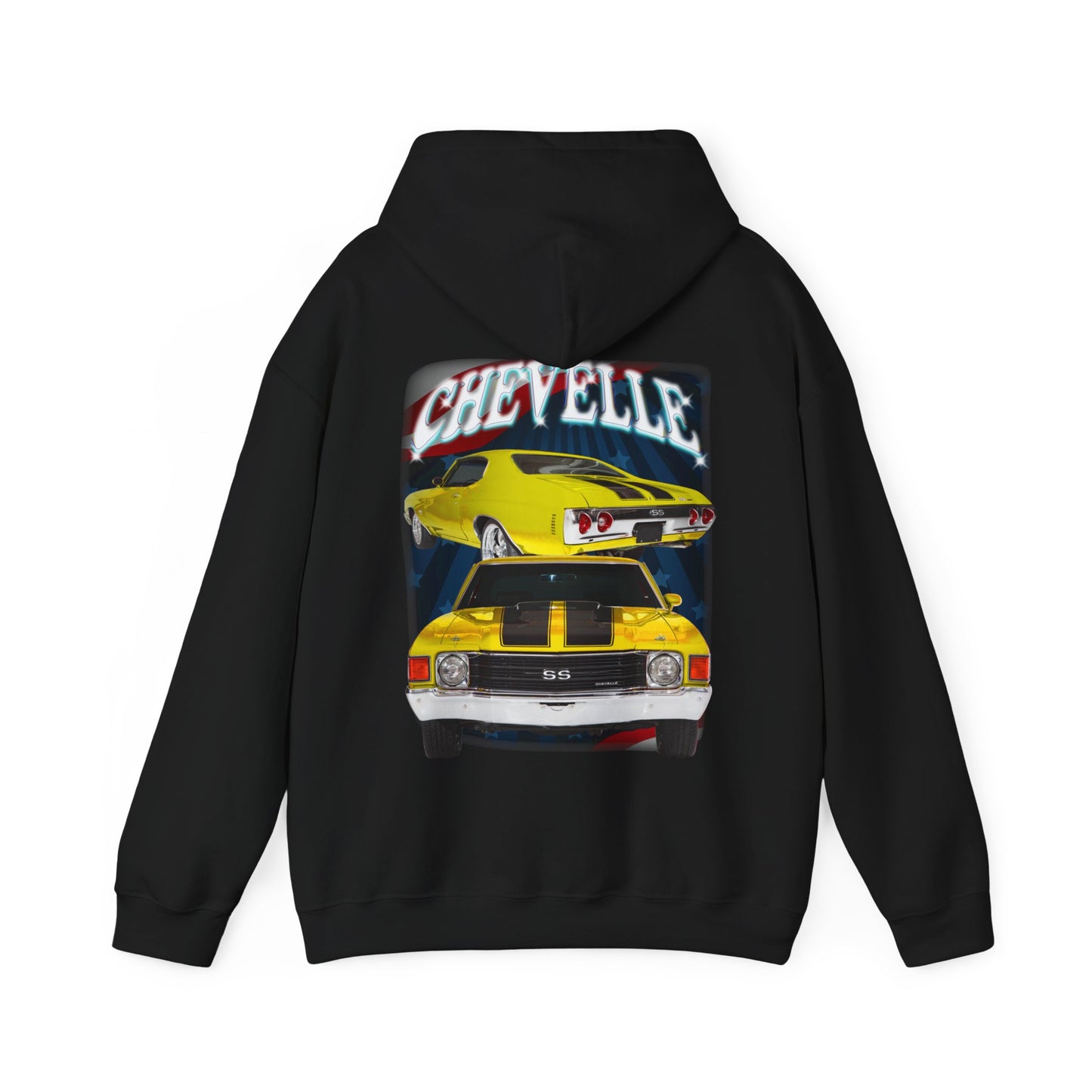 Yellow 1972 Chevelle hoodie Car Guy Gift,nova,corvette,charger,classic,hot Rod
