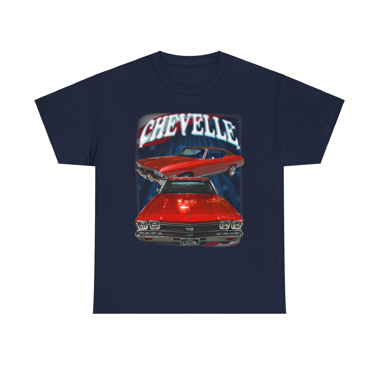 Red 1968 Chevelle Unisex Heavy Cotton Tee T Shirt muscle car Great Gift