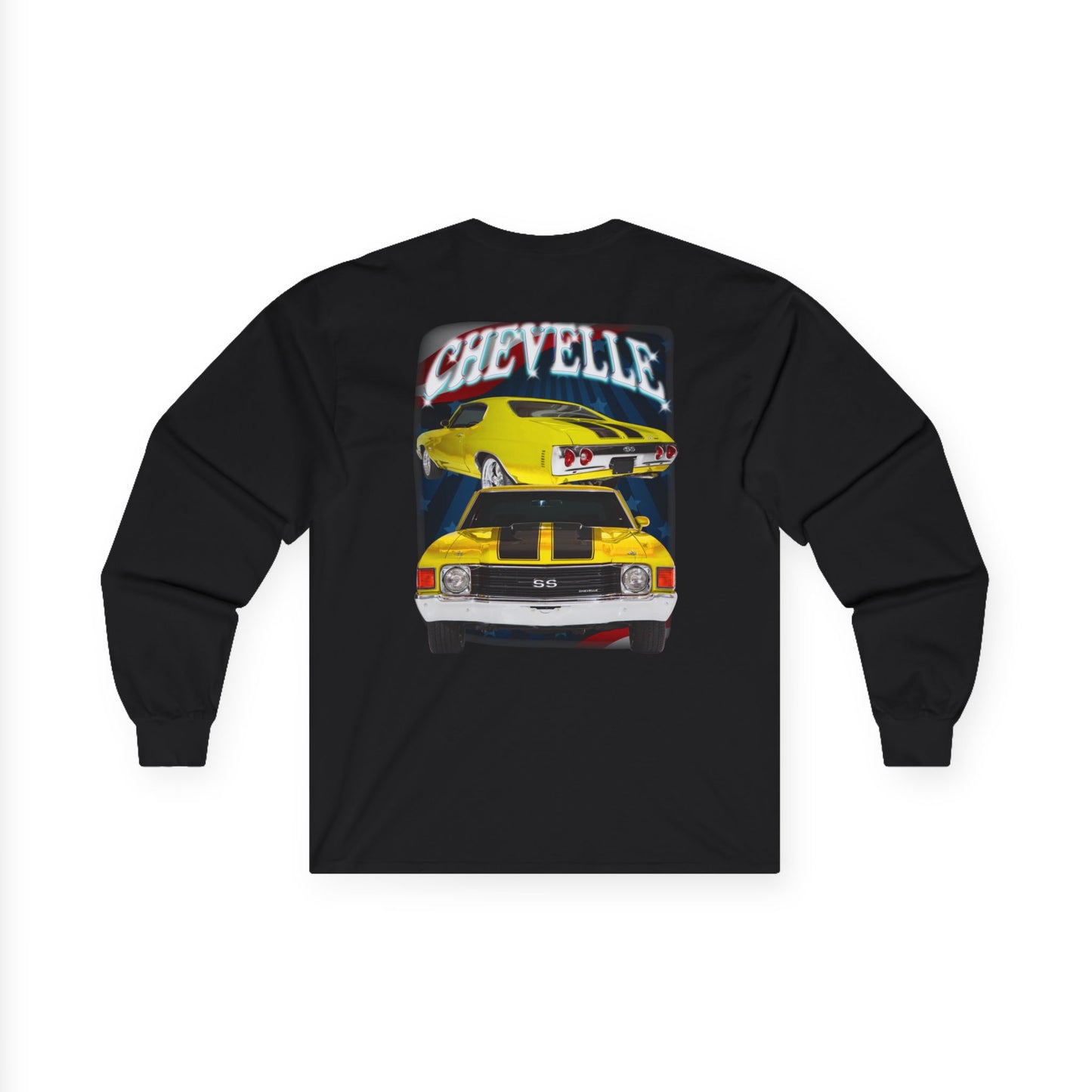 Yellow 1972 Chevelle Ultra Cotton Long Sleeve Tee T Shirt Great Gift
