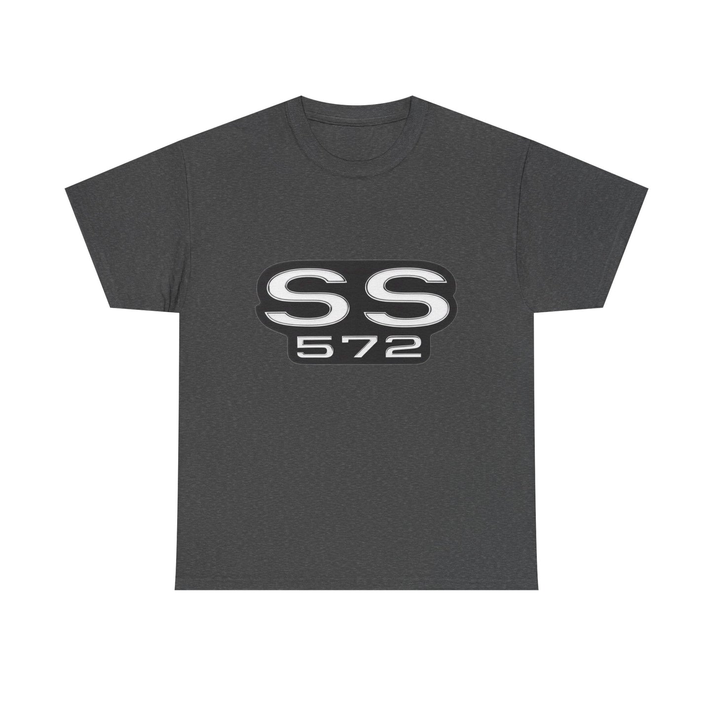 SS 572 Chevelle Camaro Nova Heavy Cotton Tee T Shirt muscle car Great Gift 2